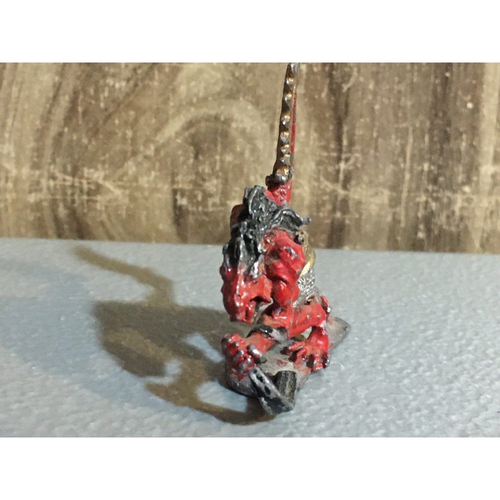 A29773 RAL PARTHA METAL ARMORED BALROG NO WINGS TABLETOP FANTASY WARGAMES