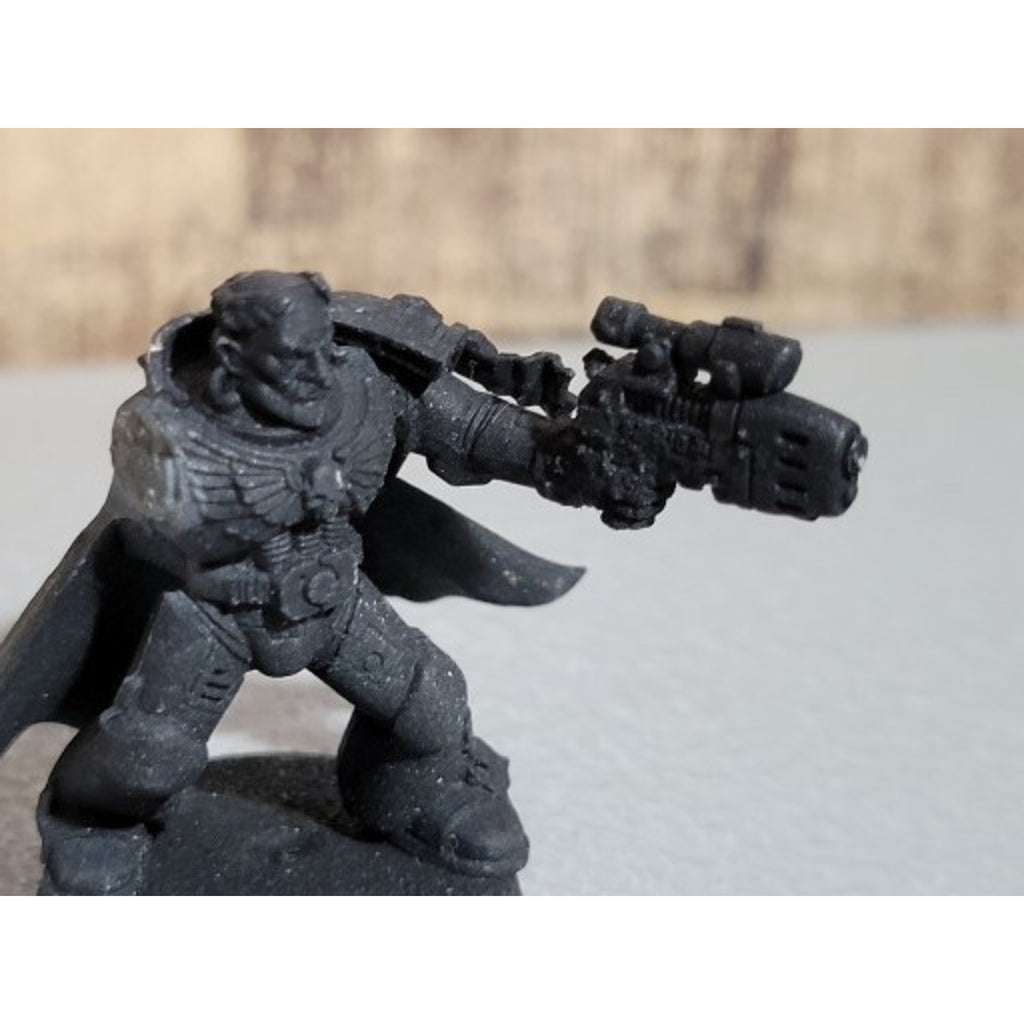 A18417 WARHAMMER 40K SPACE MARINES CAPTAIN LIEUTENANT CUSTOM MISS BACKPACK