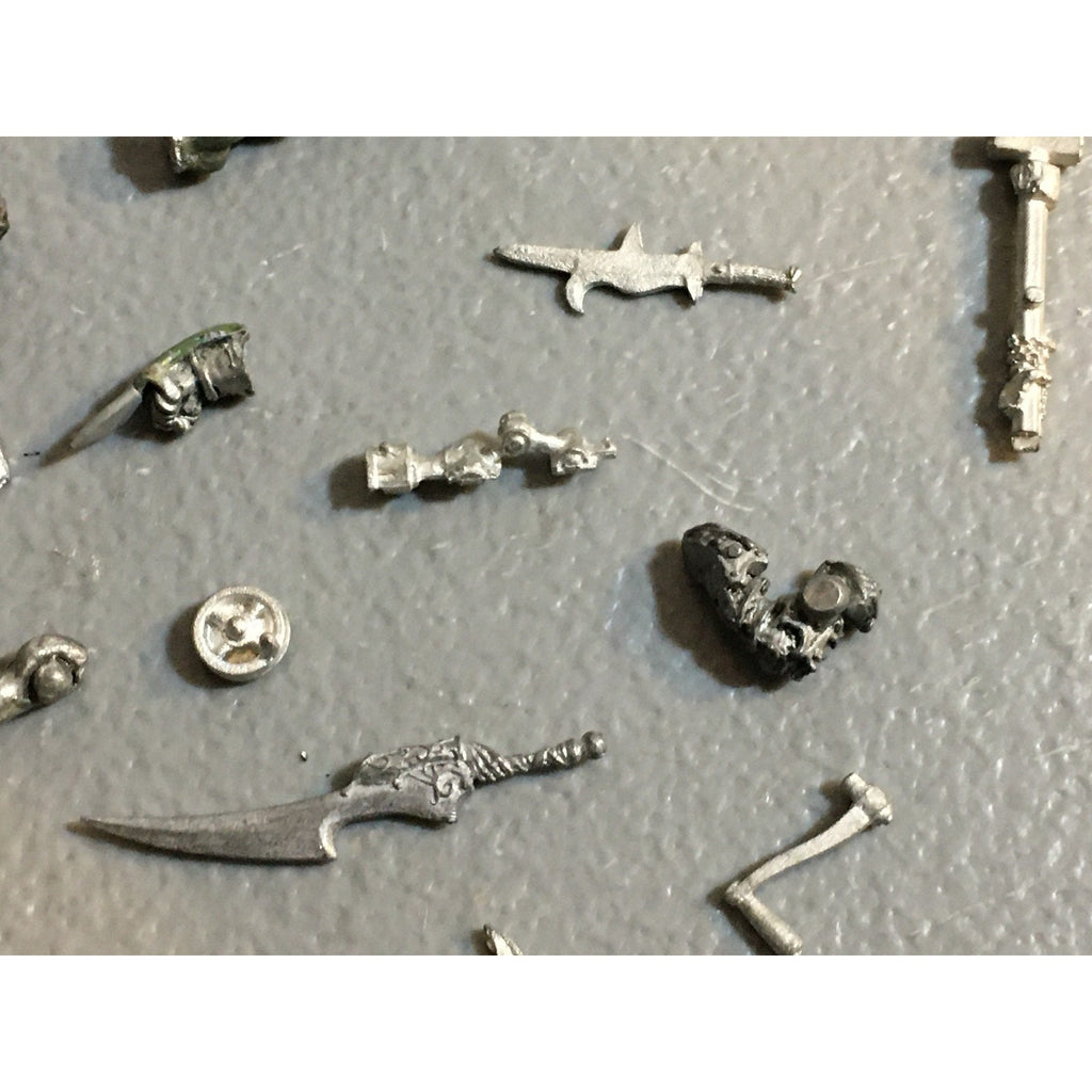 A32541 UNKNOWN MINIATURES ALL METAL BITS & INCOMPLETE LOT FANTASY
