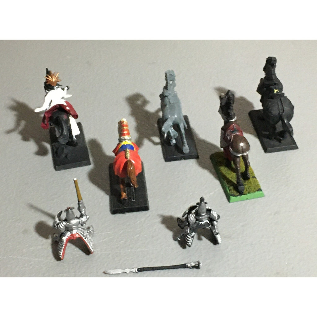 A22414 WARHAMMER FANTASY HIGH ELVES MIXED LOT HORSES SILVER HELM PRINCE GW