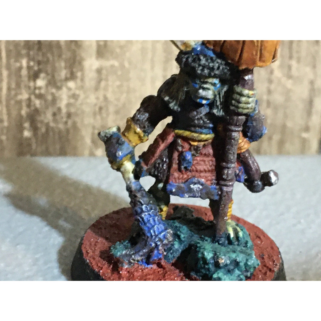 A32474 WARHAMMER FANTASY CITADEL VINTAGE HOBGOBLIN STANDARD METAL PAINT BASE