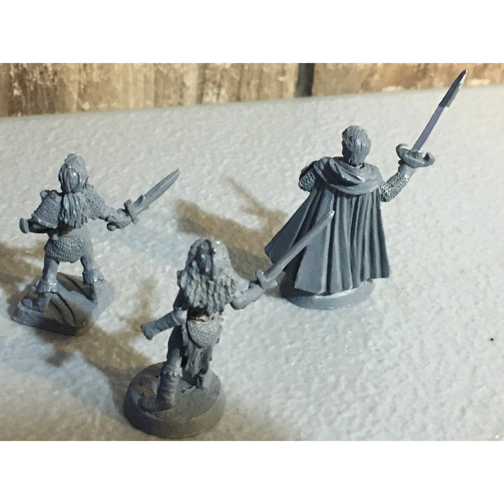 A32624 RAL PARTHA MINIATURES METAL 3 PK WARRIORS FIGHTERS HUMAN D&D