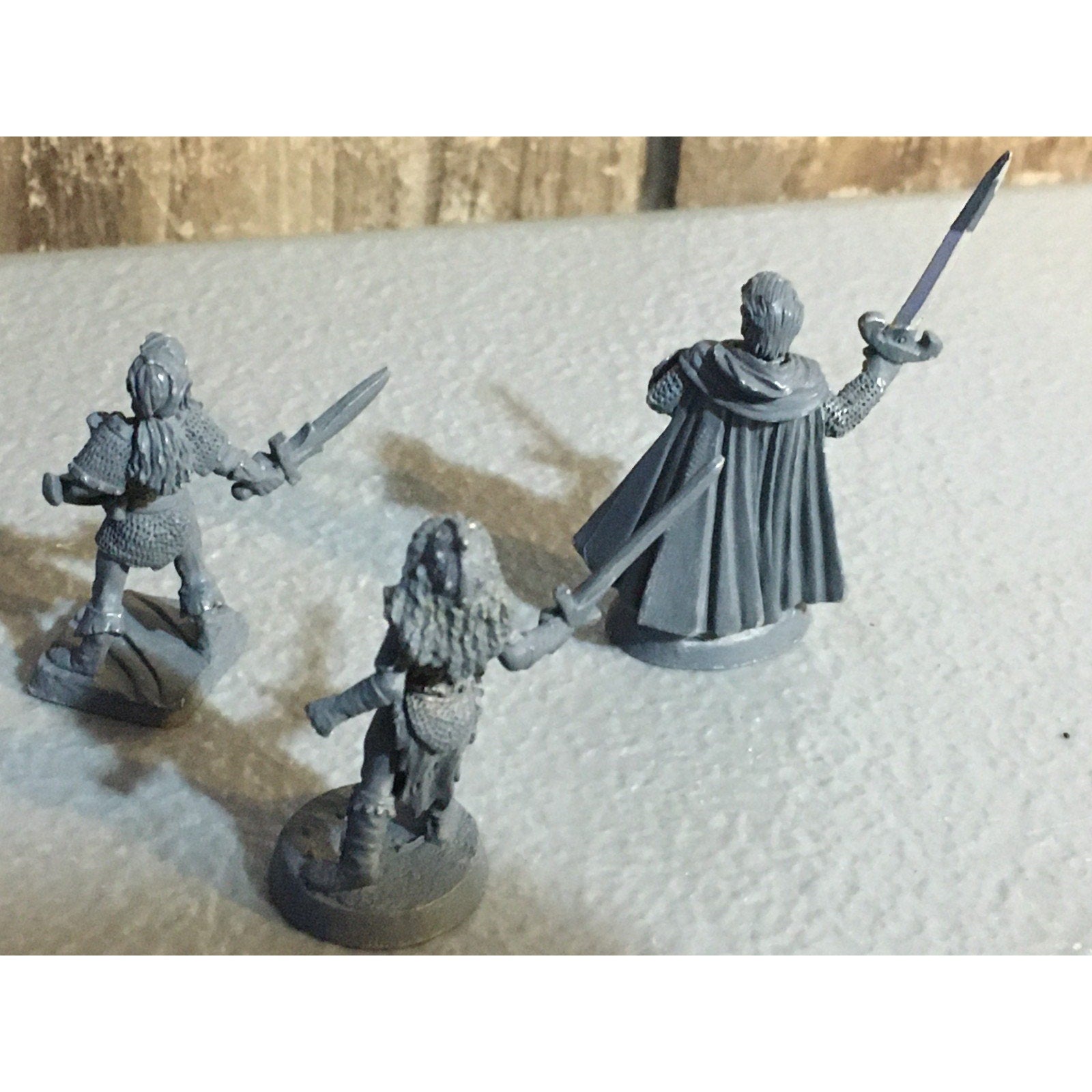 A32624 RAL PARTHA MINIATURES METAL 3 PK WARRIORS FIGHTERS HUMAN D&D
