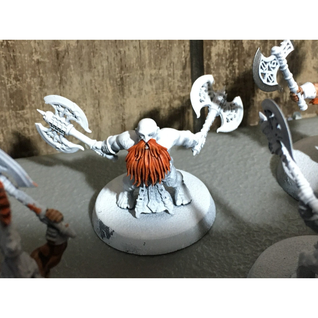 A20181 WARHAMMER FANTASY AOS FYRESLAYERS VULKITE BERZERKERS 10 PK PRIMED
