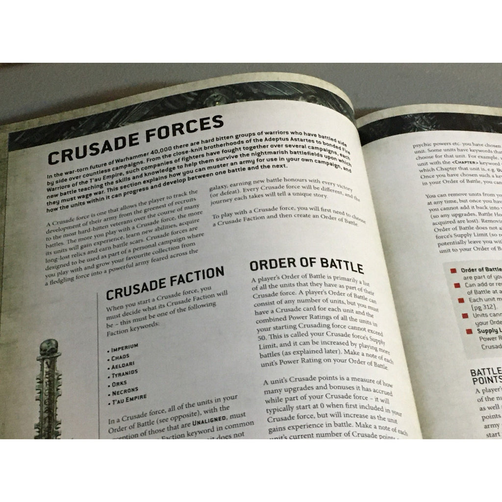 BOOK WARHAMMER 40K CORE BOOK 9TH EDITION RULE LIMITED COLLECTOR USED HB HARDBACK