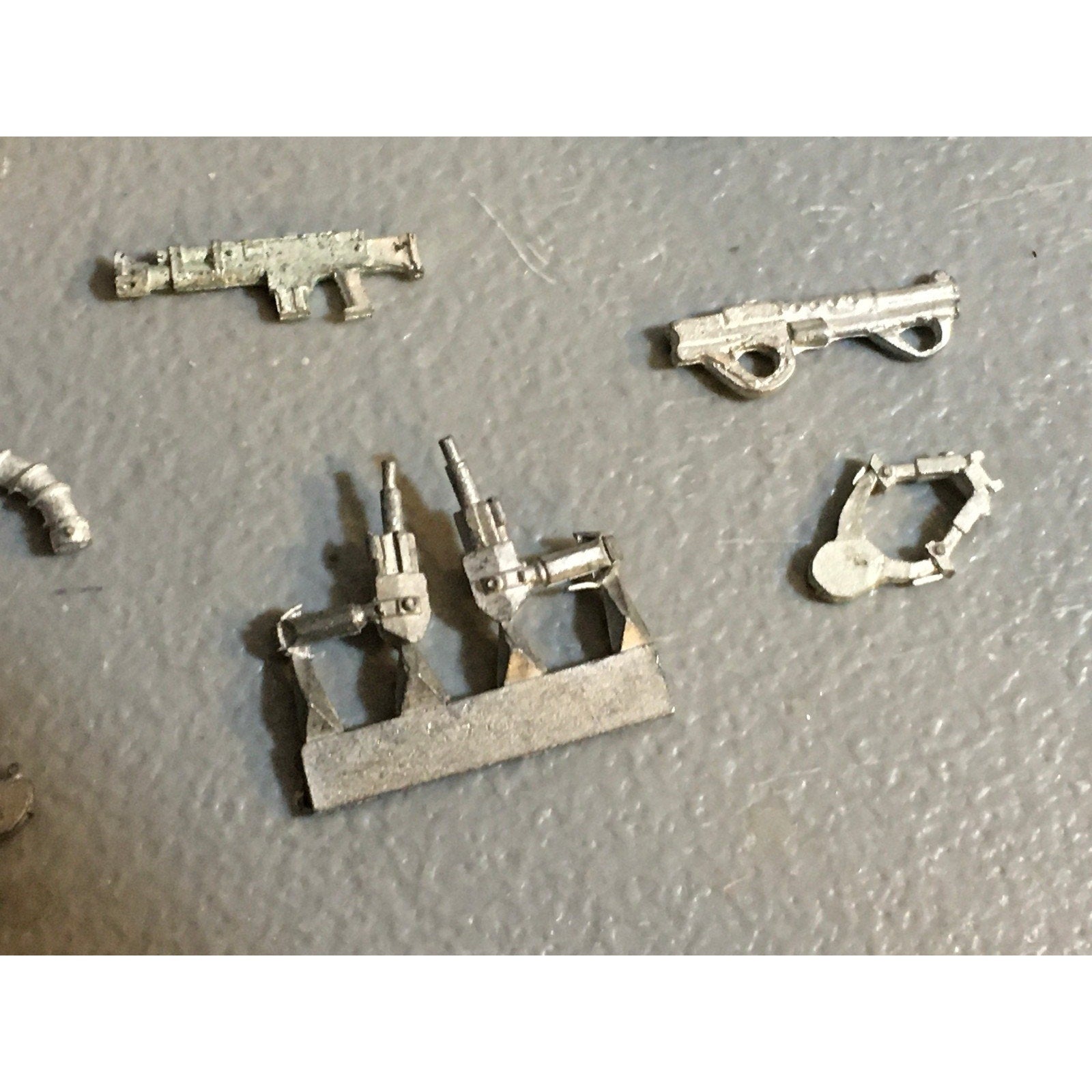 A32547 UNKNOWN MINIATURES ALL METAL BITS & INCOMPLETE LOT SCI-FI FUTURISTIC
