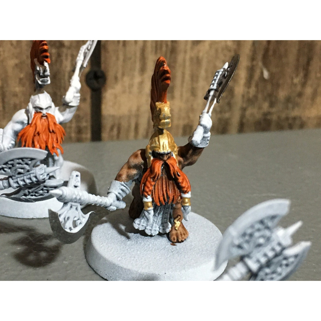 A20178 WARHAMMER FANTASY AOS FYRESLAYERS VULKITE BERZERKERS 10 PK PRIMED