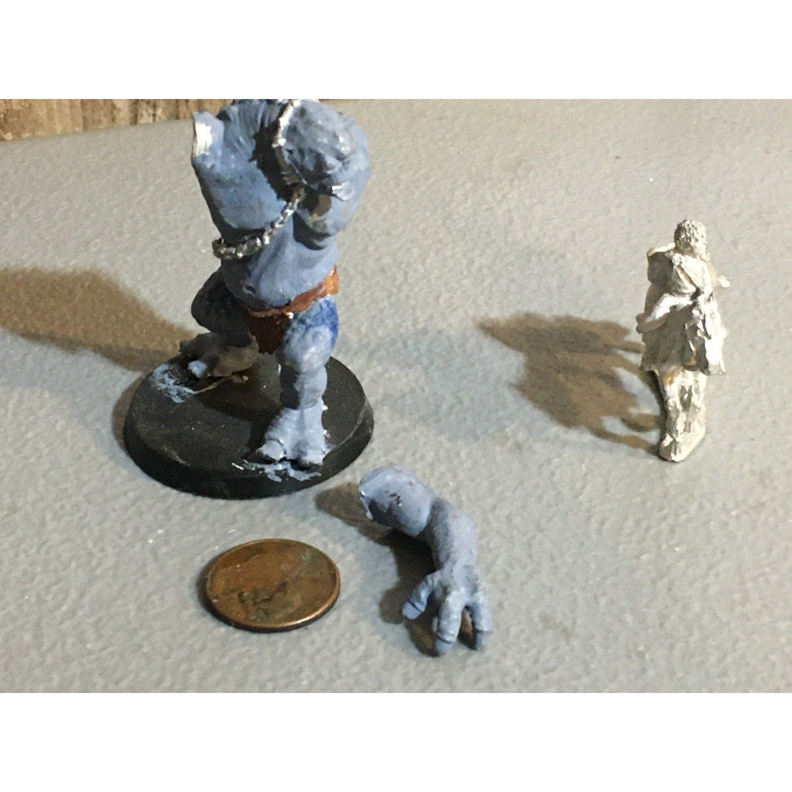 A34031 LOTR LORD OF THE RINGS GAMES WORKSHOP METAL CAVE TROLL & HOBBIT PONY INC