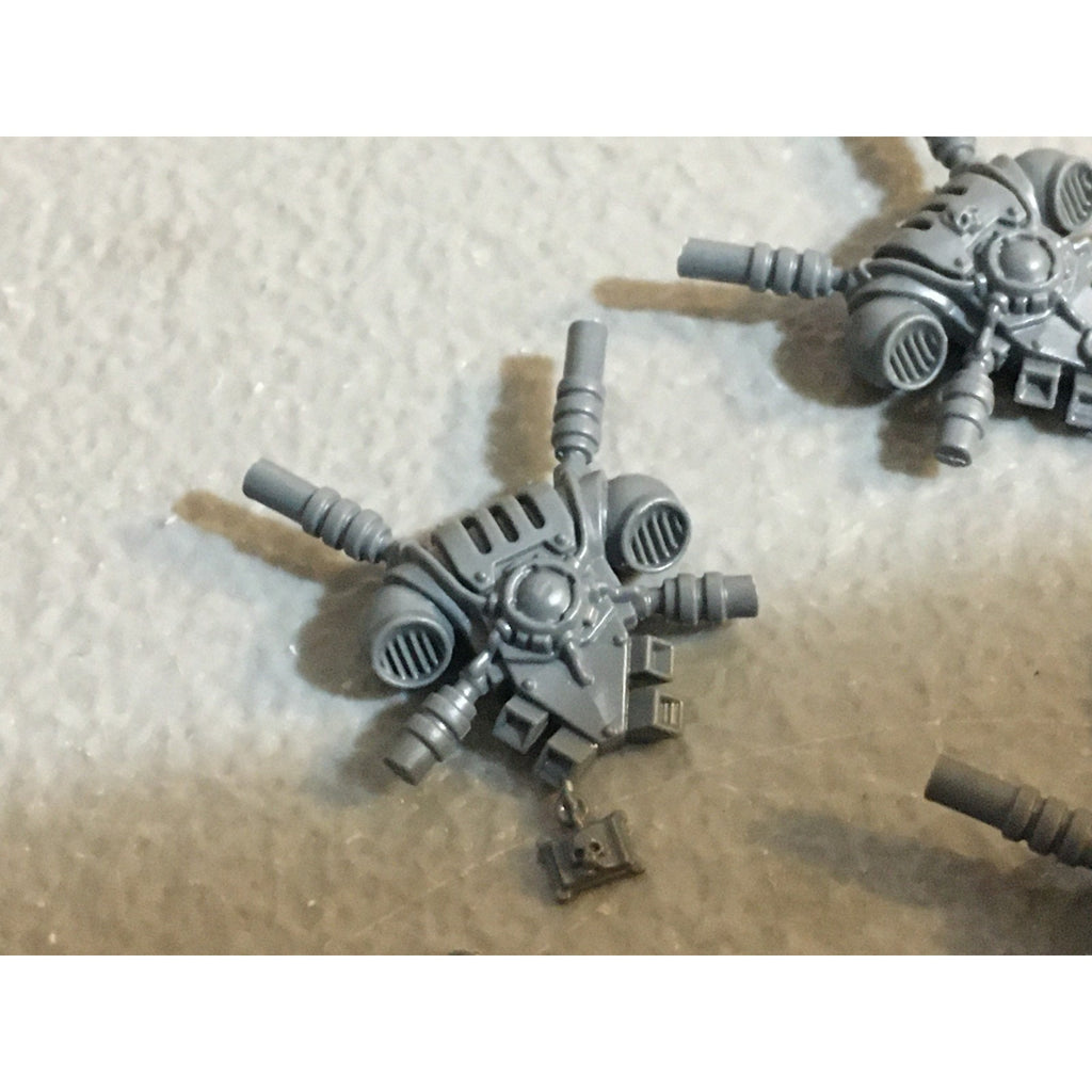A29880 WARHAMMER 40K GREY KNIGHTS BITS LOT TELEPORTER BACKPACKS 10 PK GW