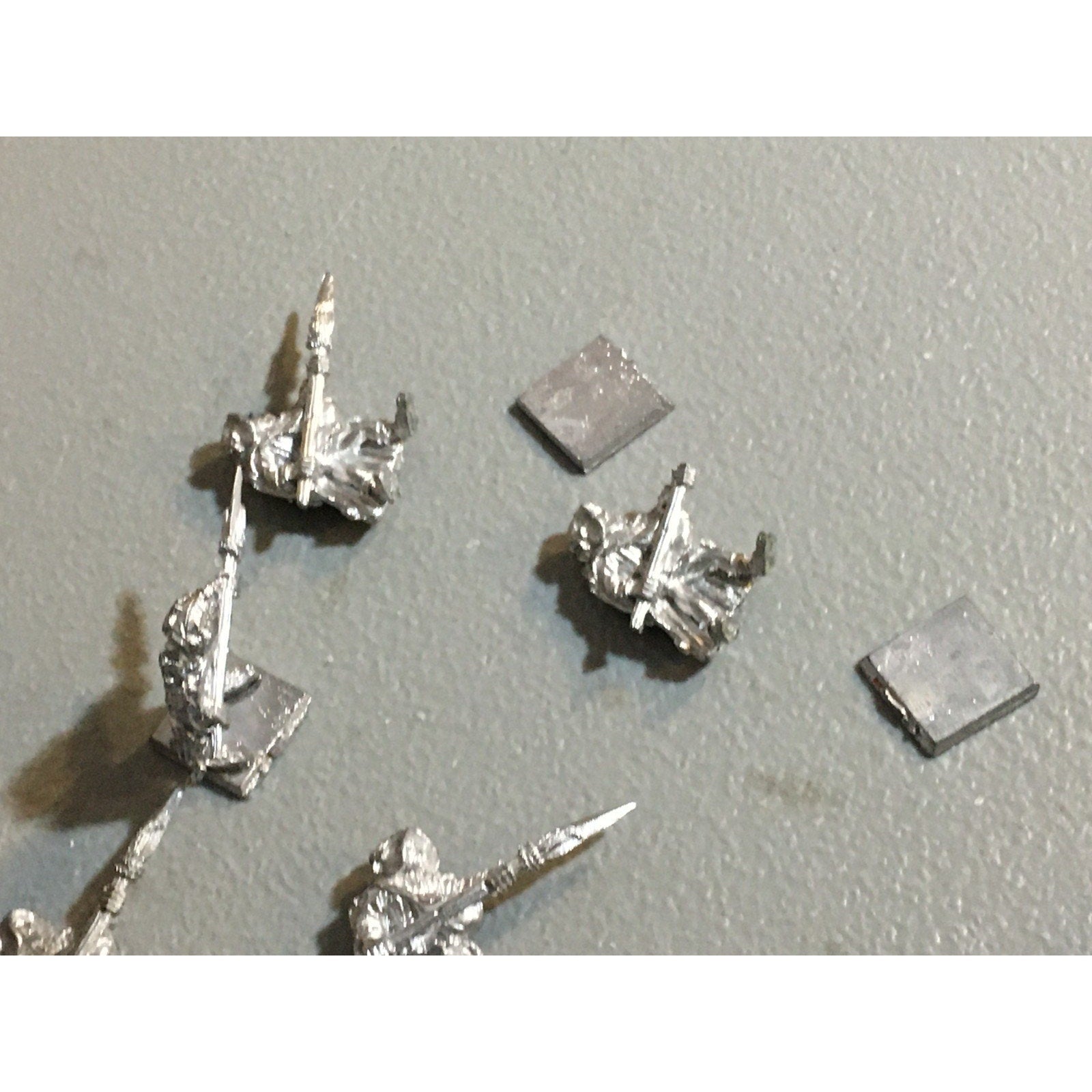 A24879 UNKNOWN METAL MINIATURES TABLETOP WARGAMES 8 PK HUMAN SPEARMEN