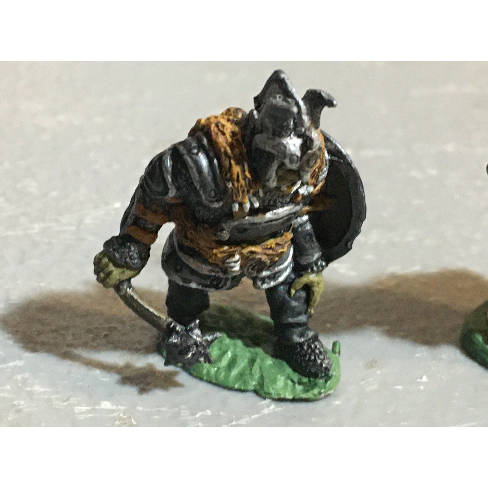A10089 CITADEL PRE SLOTTA METAL RARE OOP ORC WARRIORS 2 PK WARHAMMER PAINTED