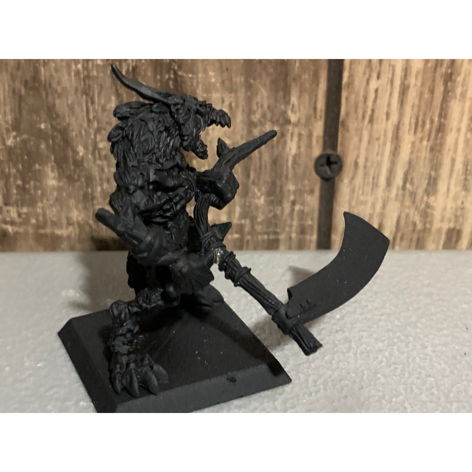A16411 RACKHAM CONFRONTATION METAL OOP WOLFEN ZOMBIE W CARD