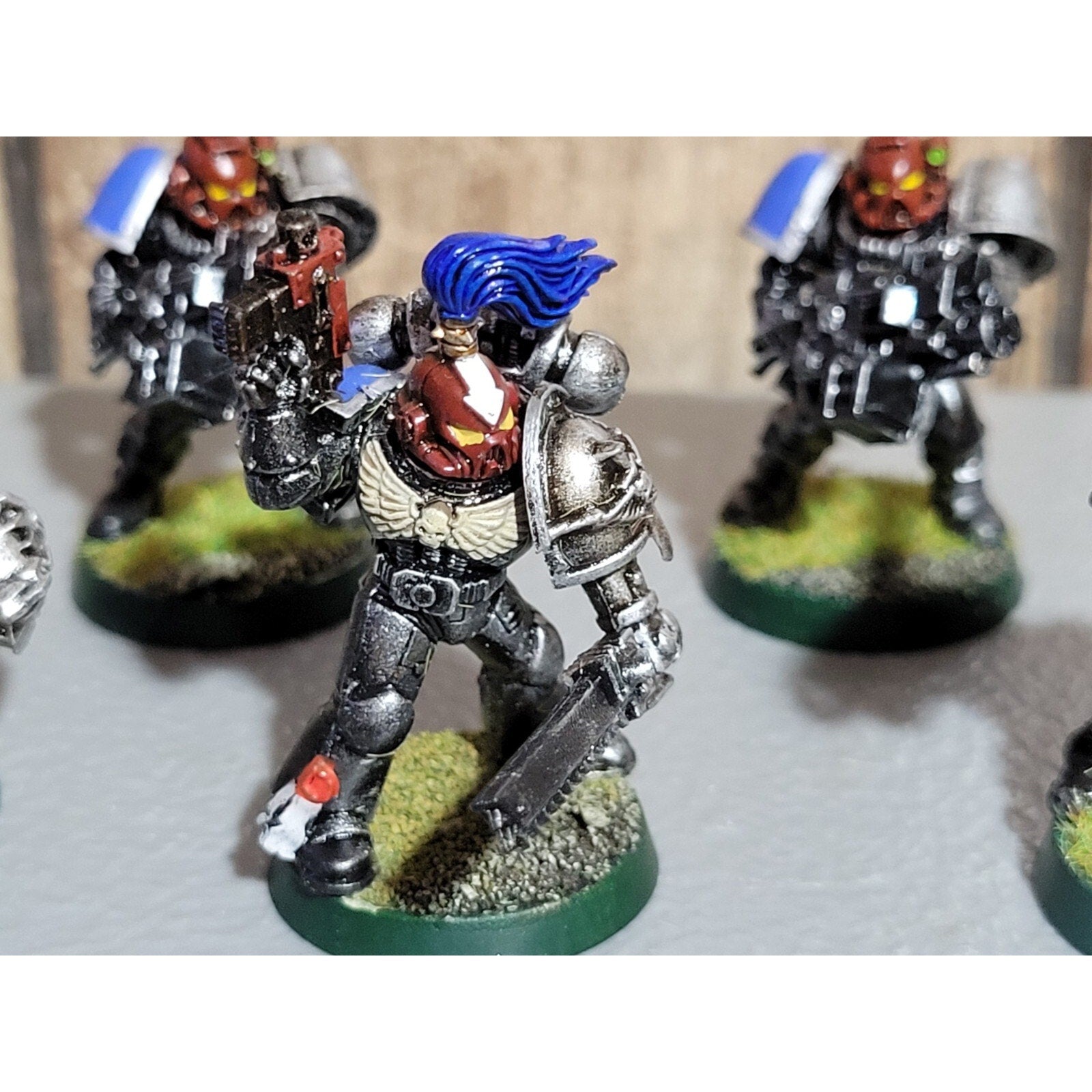 A18031 WARHAMMER 40K SPACE MARINES 5 PK HEAVY SERGEANT MISS BACKPACKS