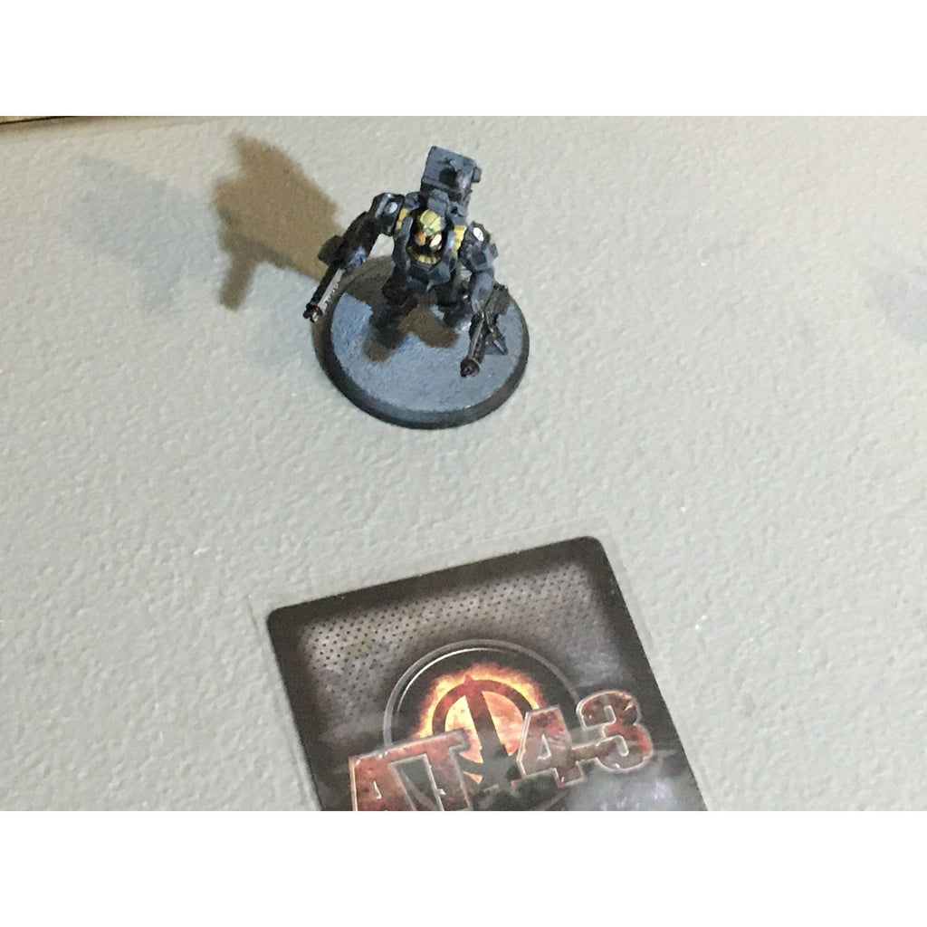 A33512 RACKHAM AT-43 UNA LIEUTENANT G EPSTONE MINIATURE W CARD