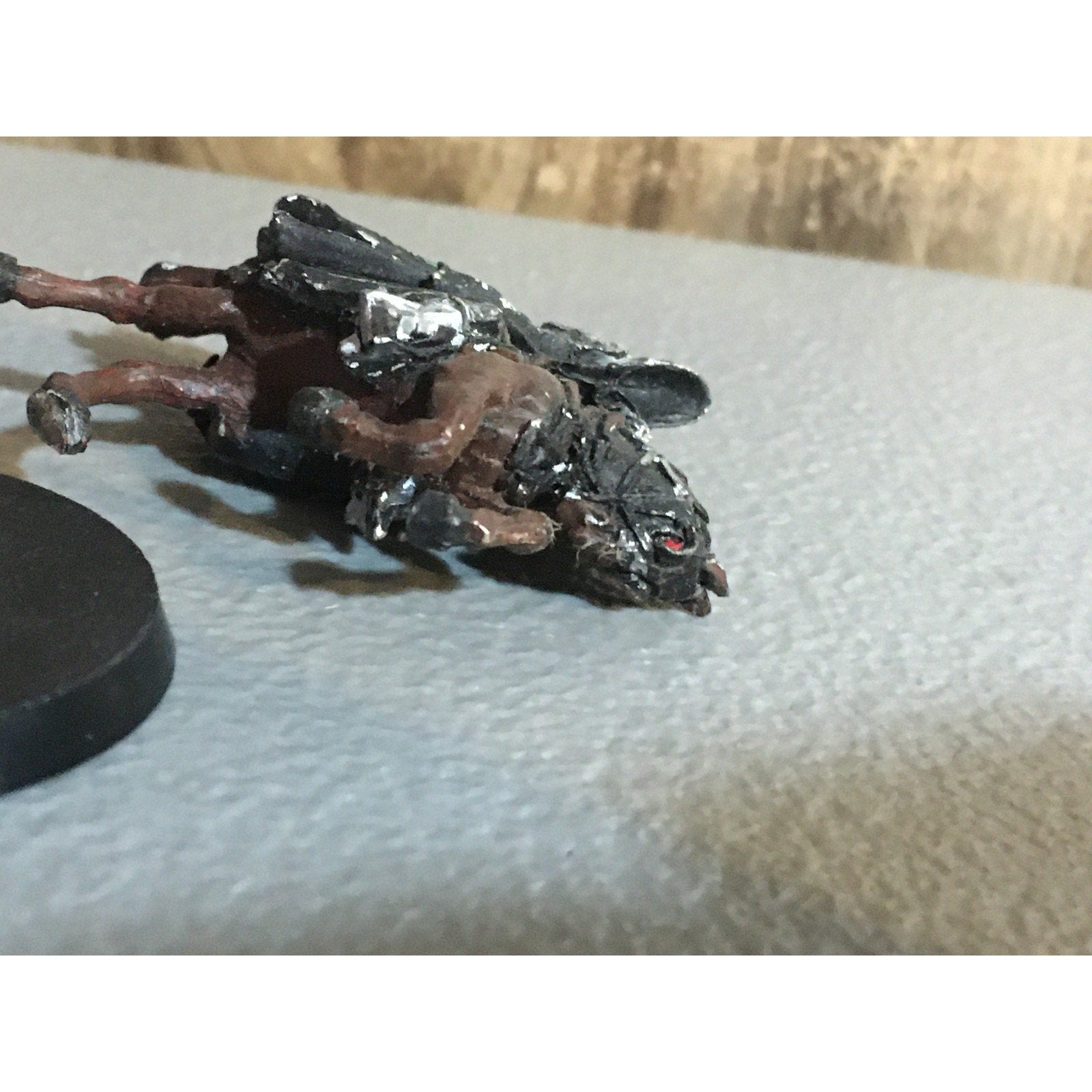 A31077 LOTR LORD OF RINGS GW GAMES WORKSHOP METAL MOUNTED RINGWRAITH NO SWORDARM
