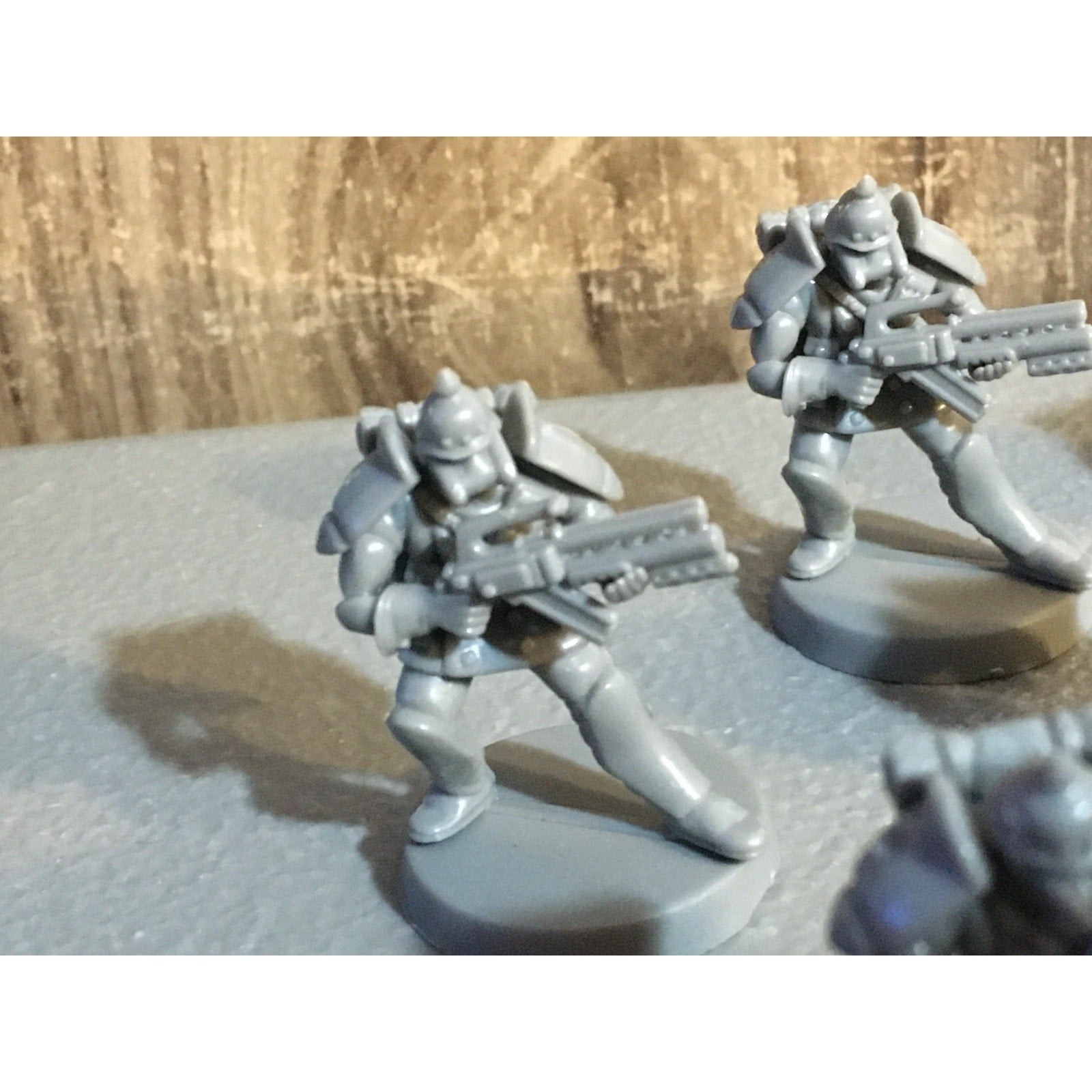 A30063 UNKNOWN TABLE TOP SCI-FI POWER ARMOR SOLDIERS 10 PK WAR GAMES