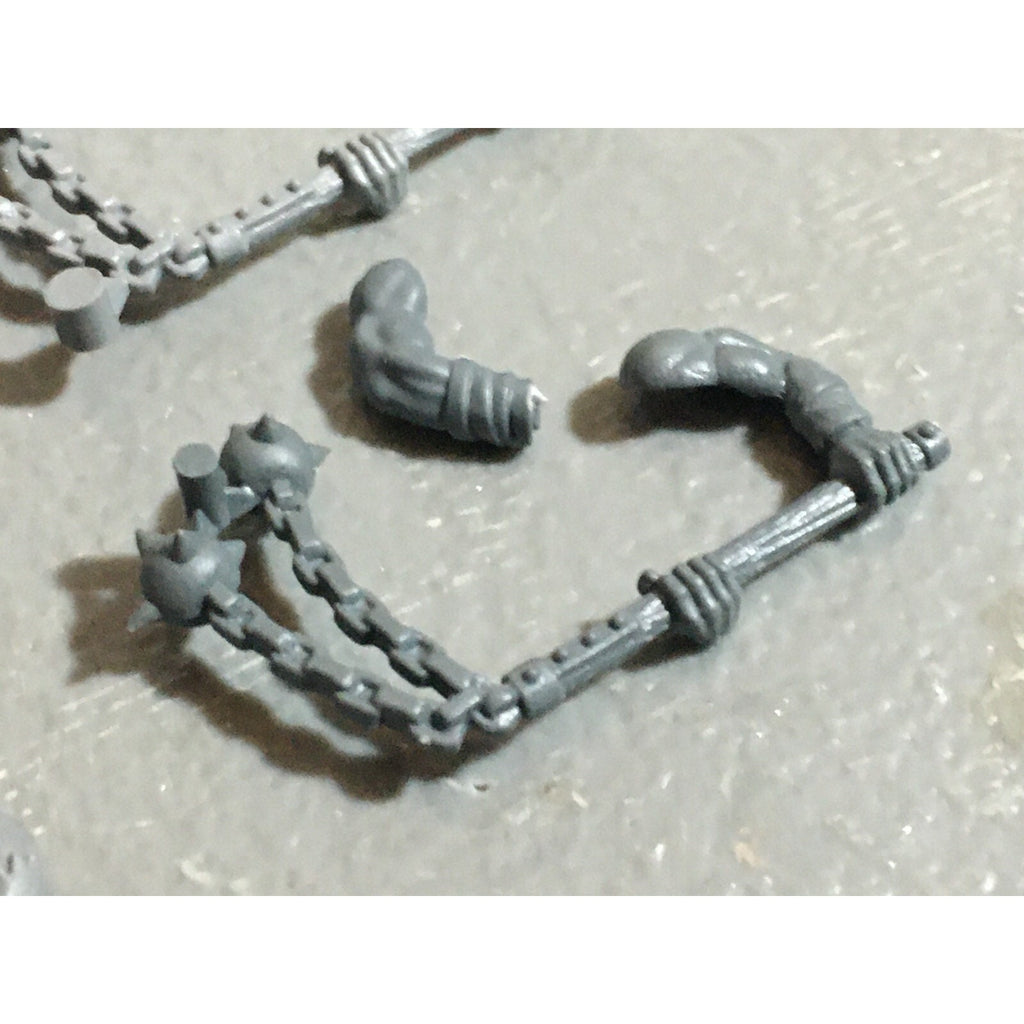 A22259 WARHAMMER FANTASY CHAOS MORTALS BITS LOT MARAUDER FLAILS GAMES WORKSHOP