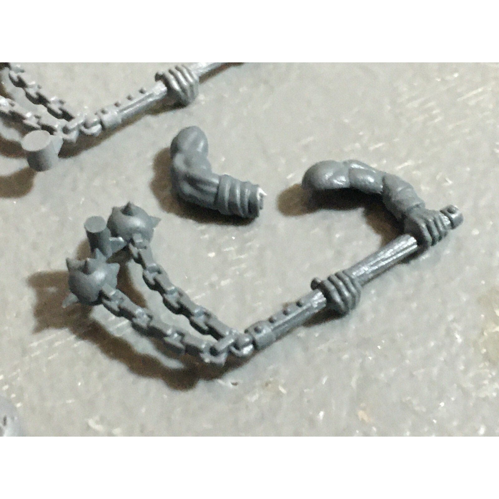 A22259 WARHAMMER FANTASY CHAOS MORTALS BITS LOT MARAUDER FLAILS GAMES WORKSHOP