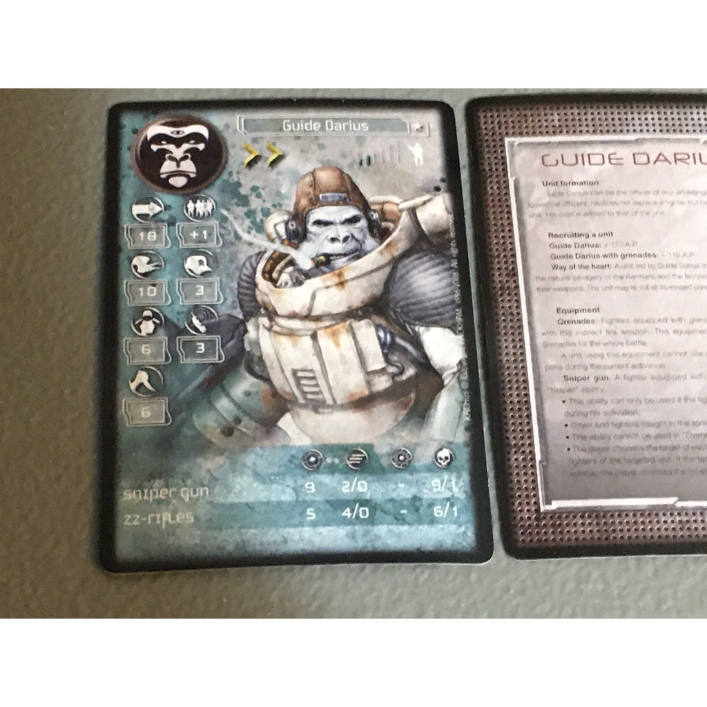A31152 RACKHAM AT-43 KARMANS HERO GUIDE DARIUS LOOSE MINI W CARDS