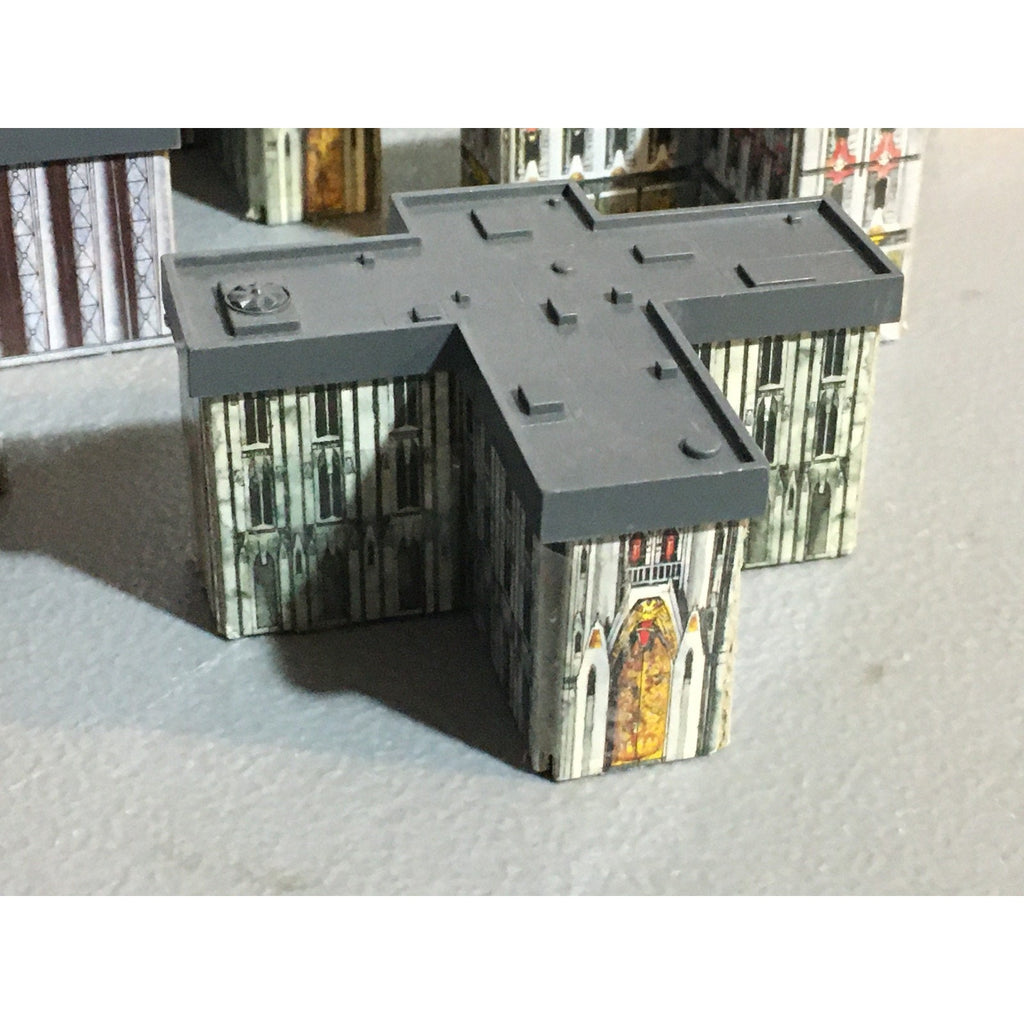 A31677 WARHAMMER EPIC 40K TERRAIN BUILDINGS PLASTIC & CARDSTOCK 8 PK