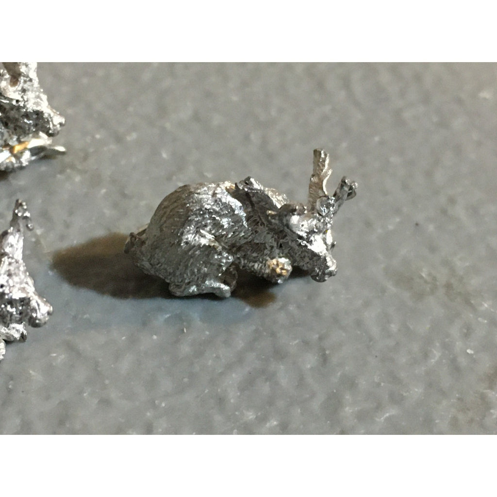 A32523 UNKNOWN METAL MINIATURES FAMILIAR? JACKALOPE CAT CRAB