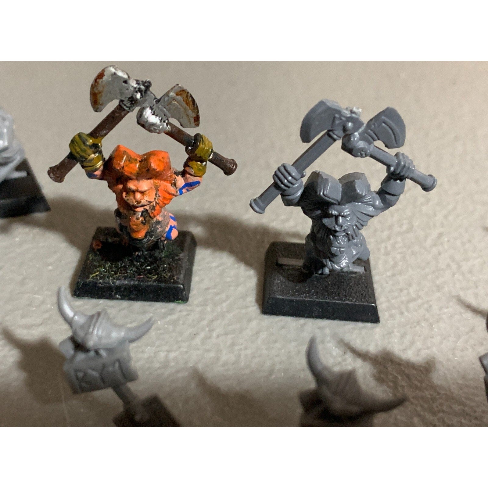 A23314 WARHAMMER FANTASY AOS DWARFS DWARVES SKULL PASS LOT SLAYERS MARKERS BITS