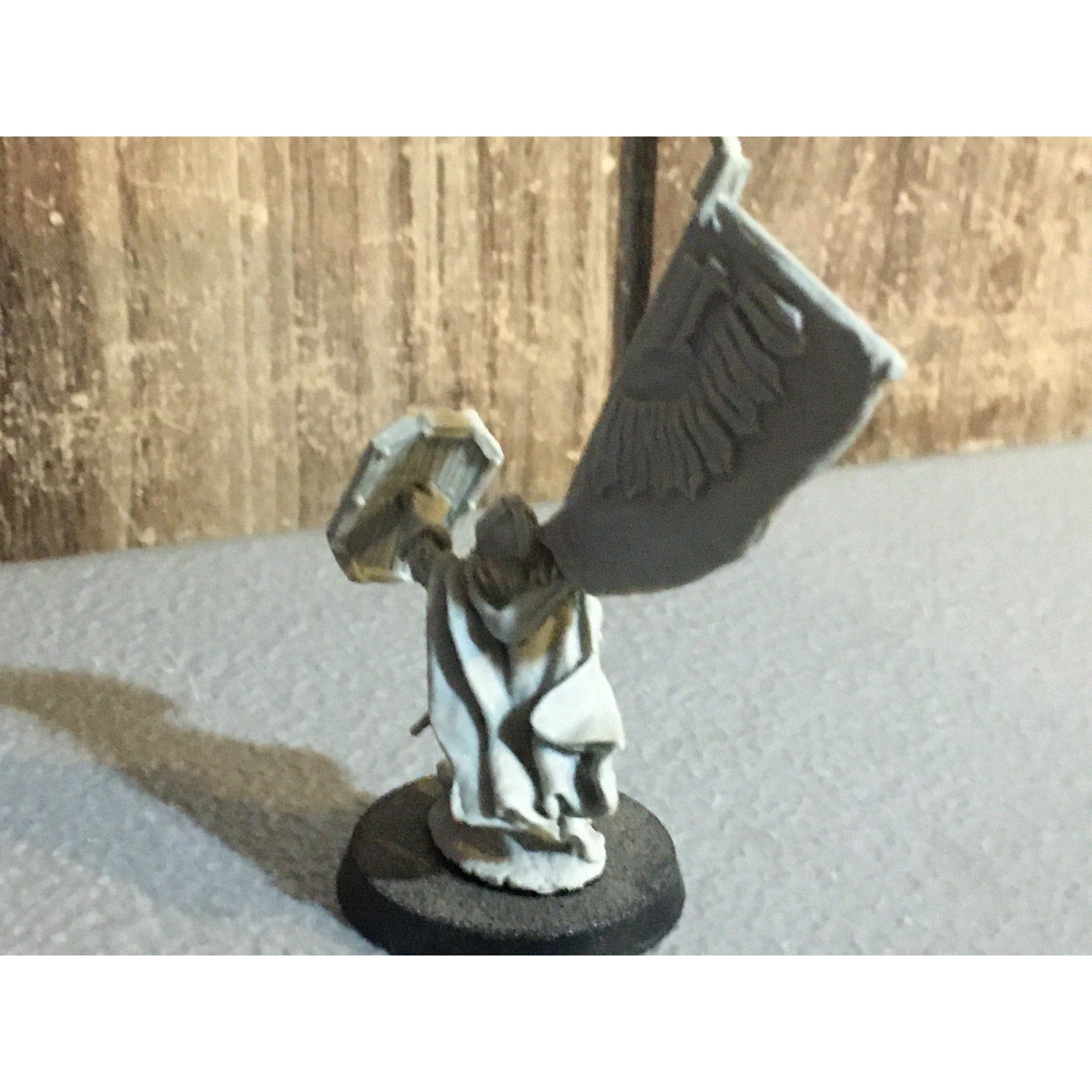 A30027 LOTR LORD OF THE RINGS GAMES WORKSHOP DWARF HERALD BANNER BEARER FINECAST