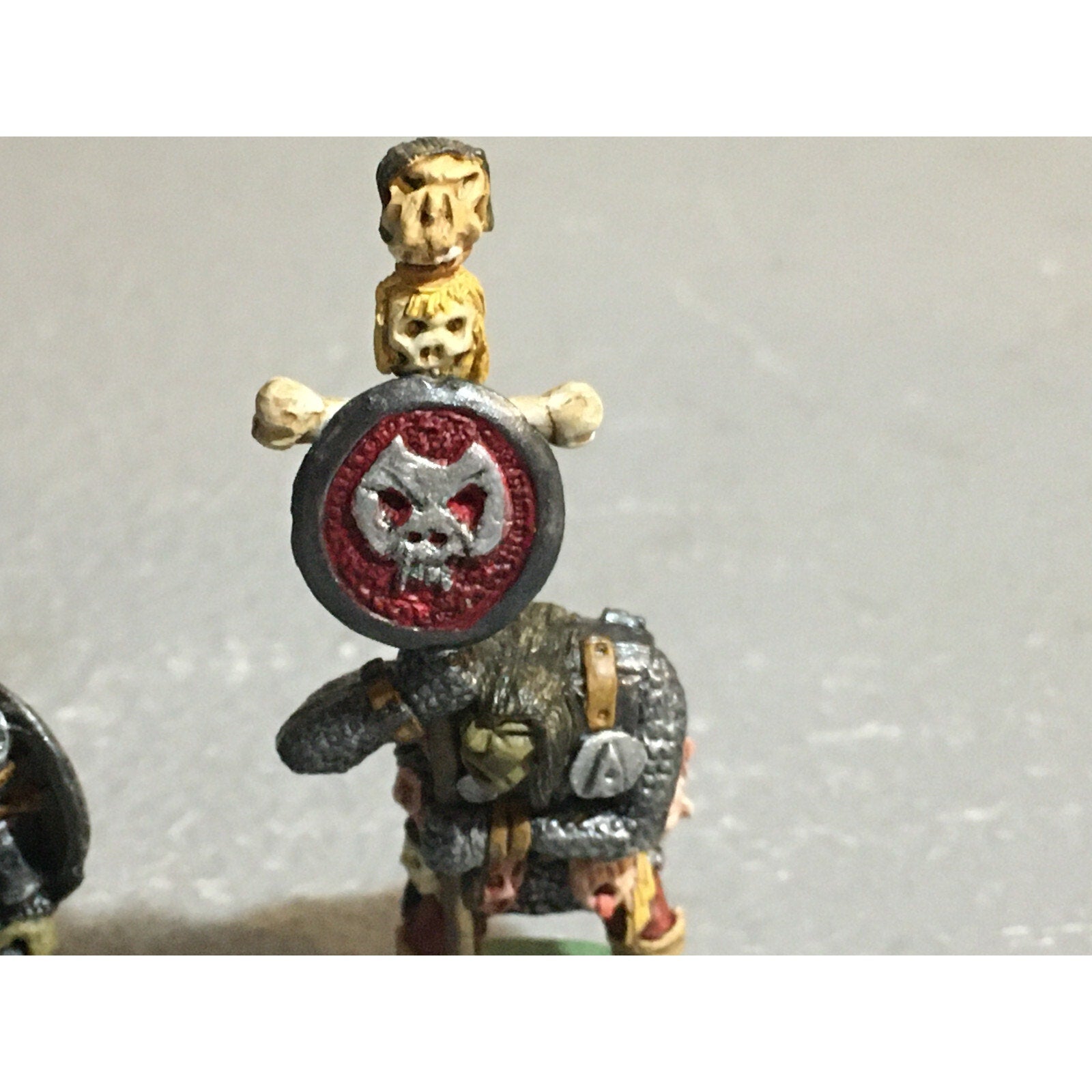 A10089 CITADEL PRE SLOTTA METAL RARE OOP ORC WARRIORS 2 PK WARHAMMER PAINTED