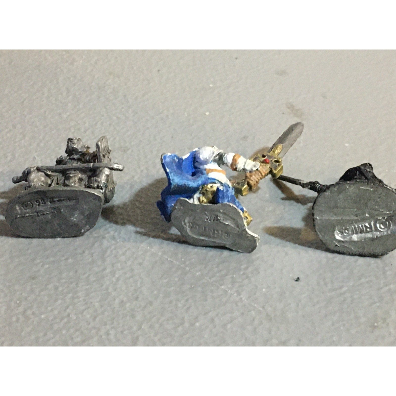 A29789 METAL MINIATURES LOT RMI UNKOWN ORC WARRIOR HUMAN KNIGHT ELF RANGER