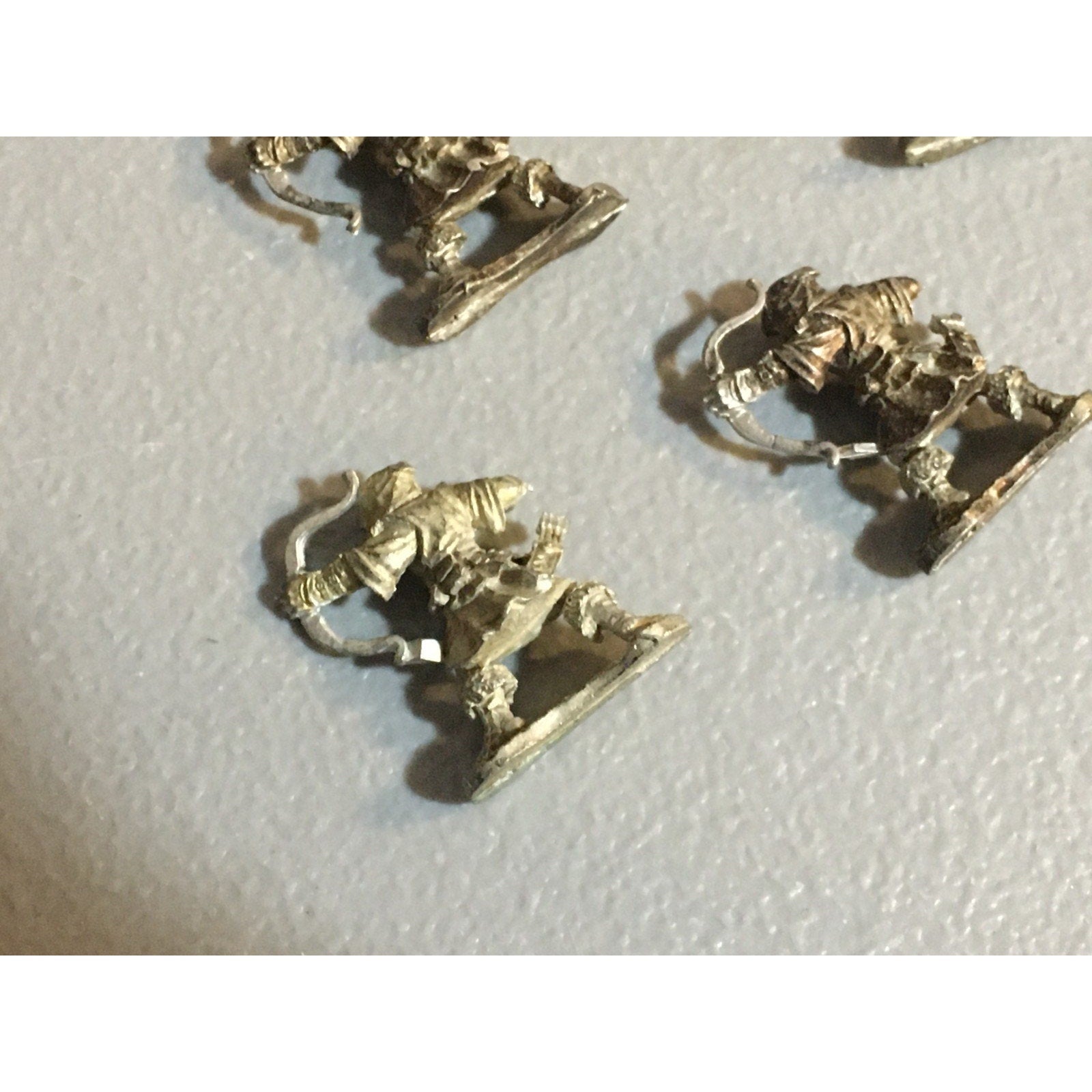 A24874 UNKNOWN METAL MINIATURES TABLETOP WARGAMES 4 PK HUMAN ARCHERS
