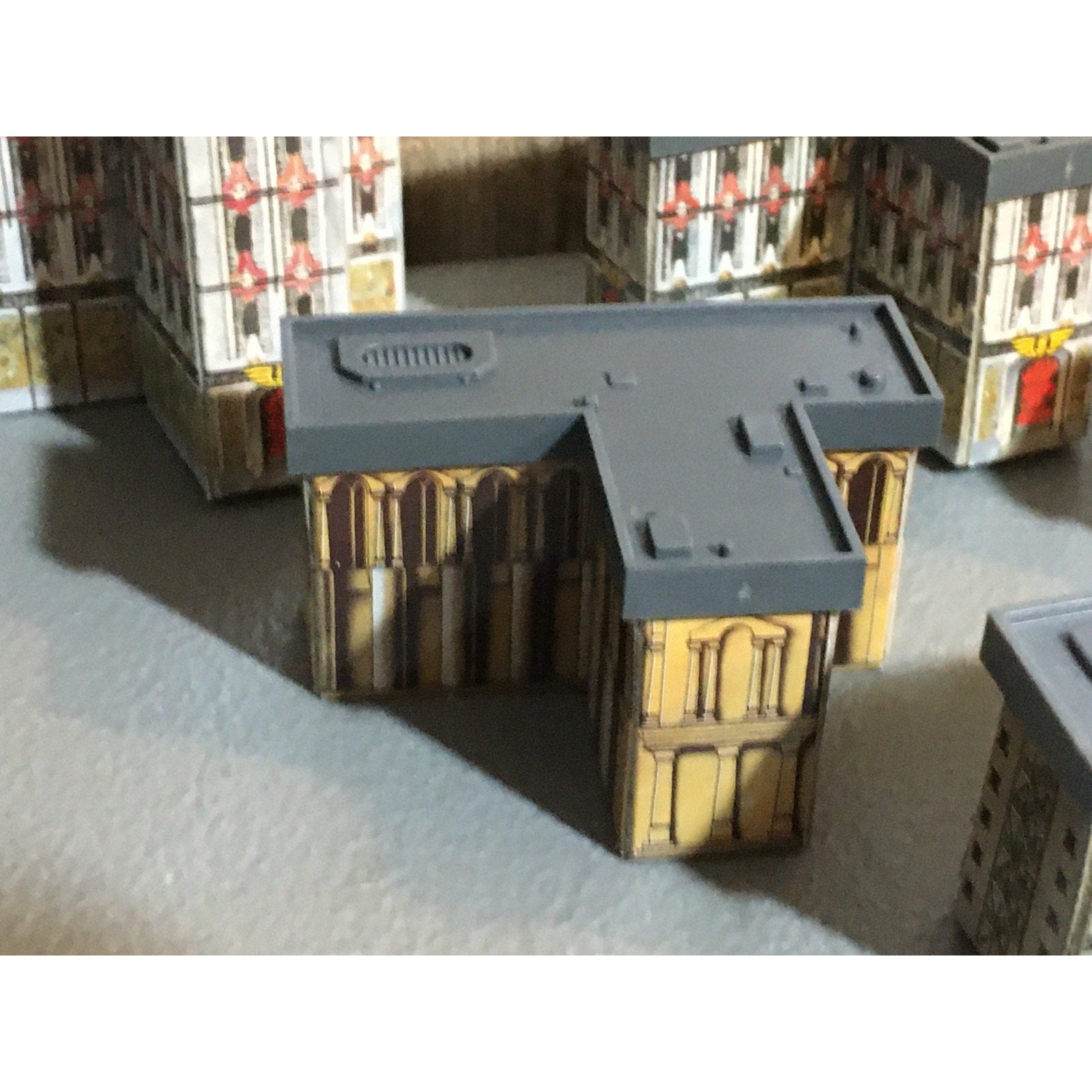 A31673 WARHAMMER EPIC 40K TERRAIN BUILDINGS PLASTIC & CARDSTOCK 6 PK