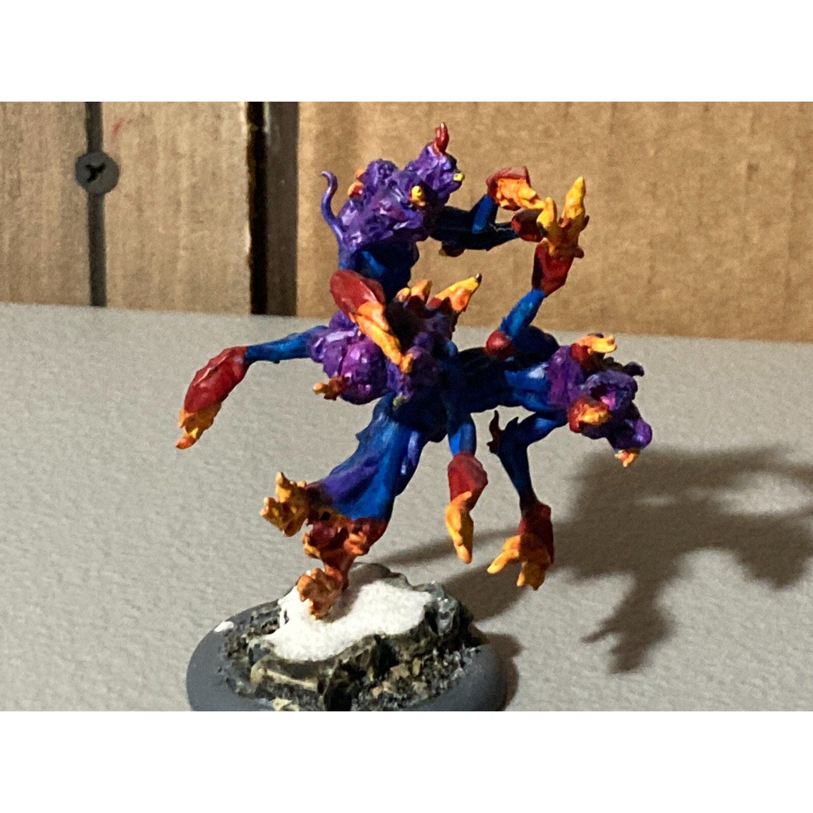A19595 WARHAMMER 40K AOS CUST EXALTED FLAMERS READ TZEENTCH CHAOS DAEMONS PAINT