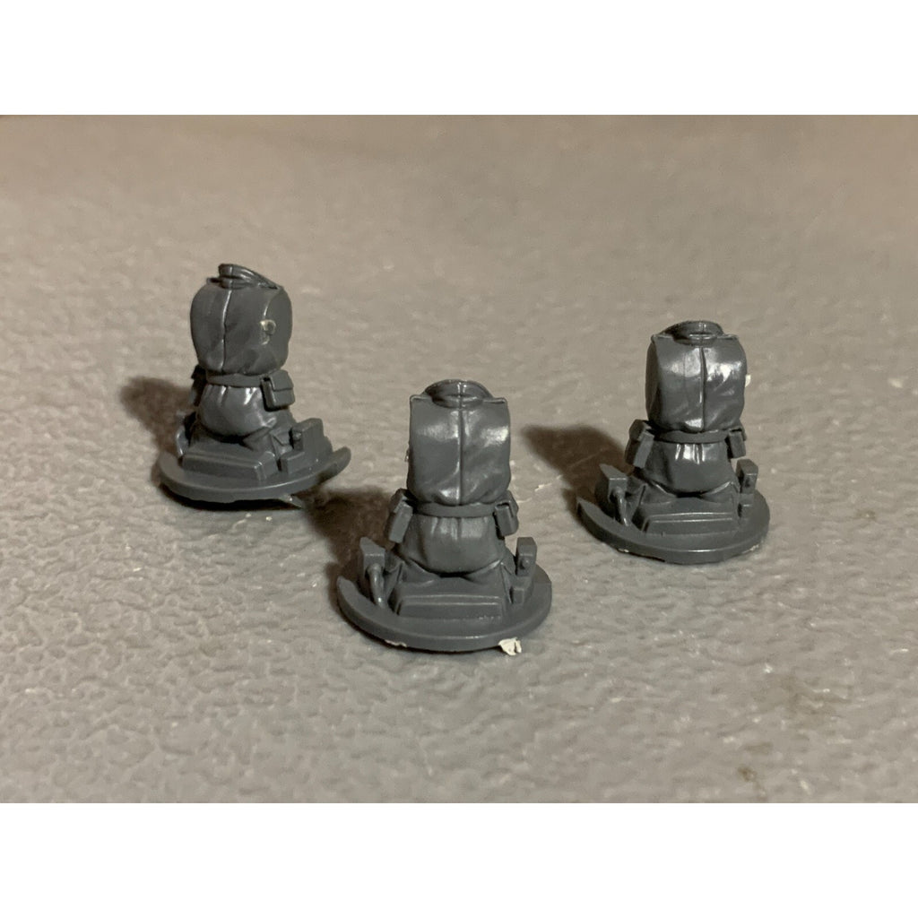A17852 WARHAMMER 40K ASTRA IG GUARD TANK OFFICER COMMANDER TORSO BIT 3 PK LOT GW