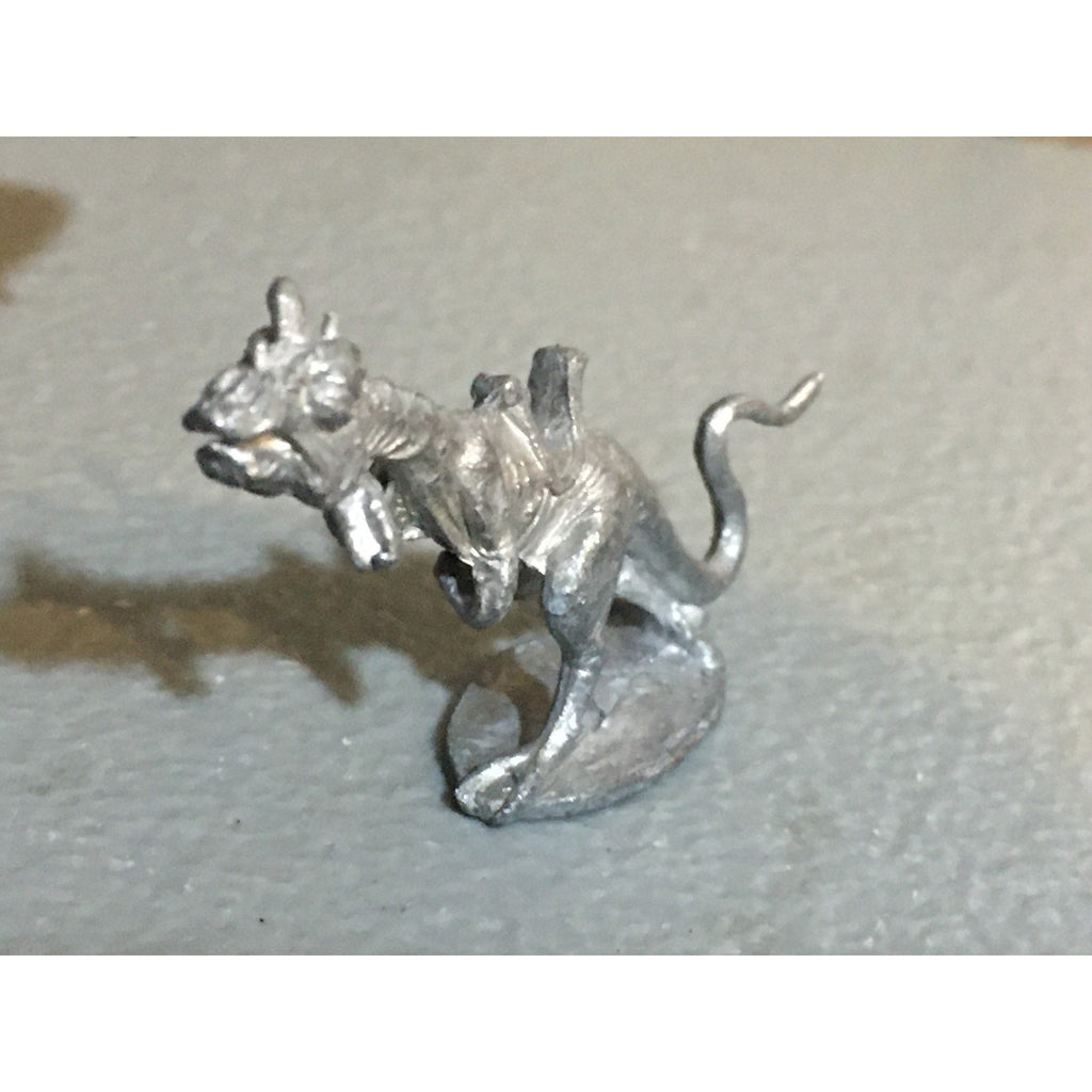 A34030 UNKNOWN METAL MINIATURES DRAGON & RIDING LIZARD TABLETOP RPG