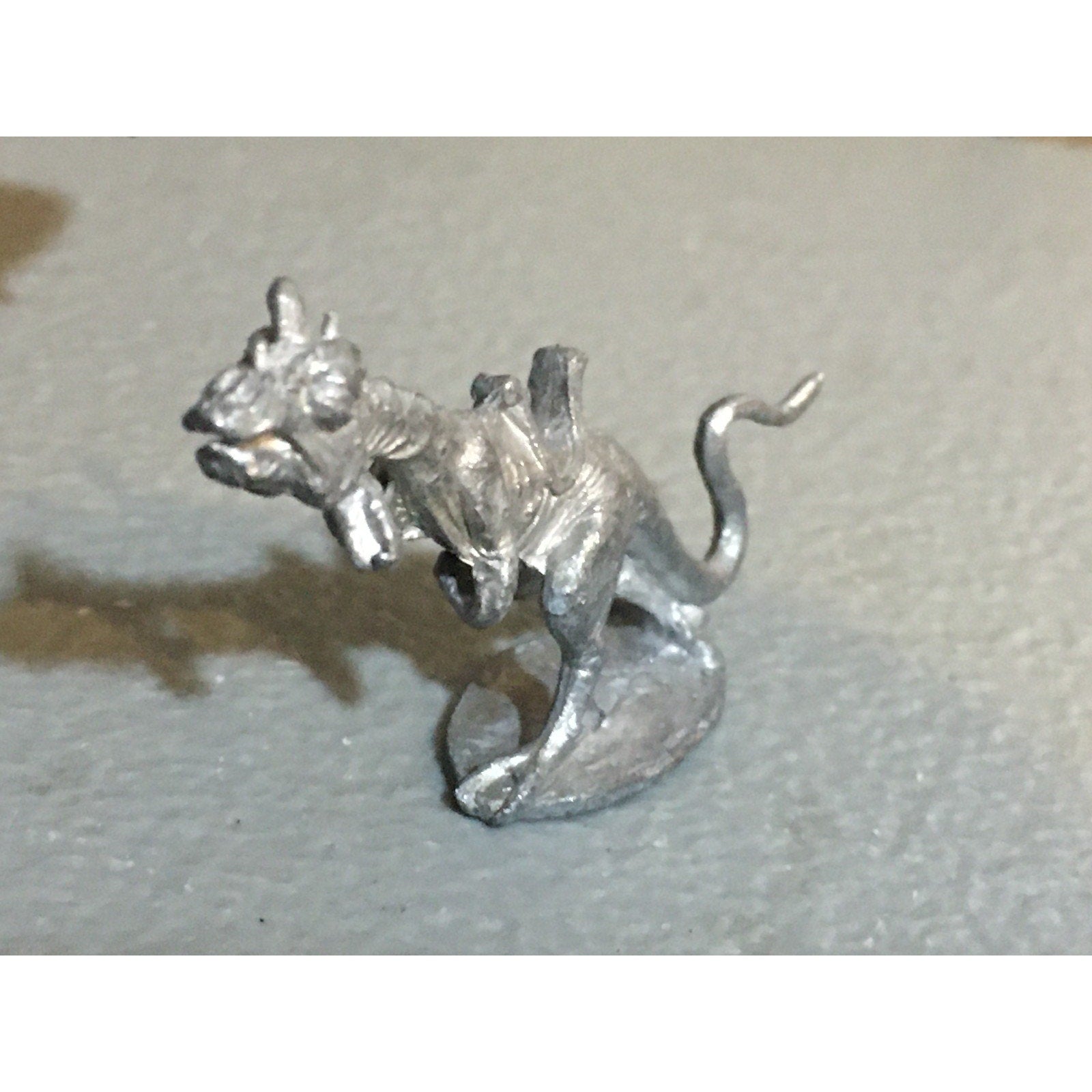 A34030 UNKNOWN METAL MINIATURES DRAGON & RIDING LIZARD TABLETOP RPG