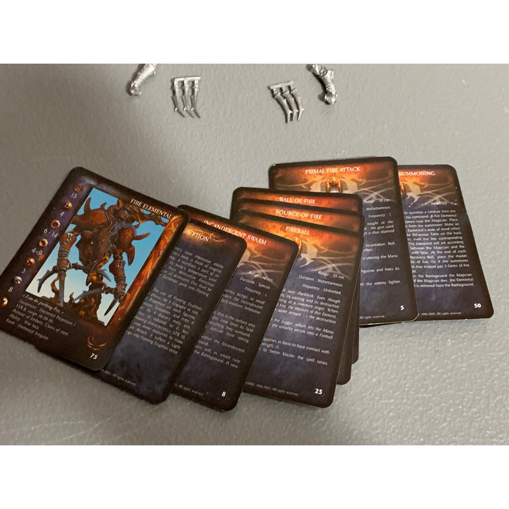 A6384 RACKHAM CONFRONTATION METAL OOP FIRE ELEMENTAL
