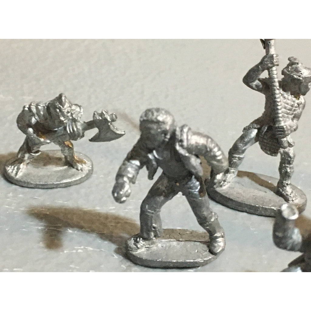 A6558 GRENADIER 8 PK METAL OOP MINIATURES WARRIOR NINJA MUSICIAN 1 INCOMPLETE