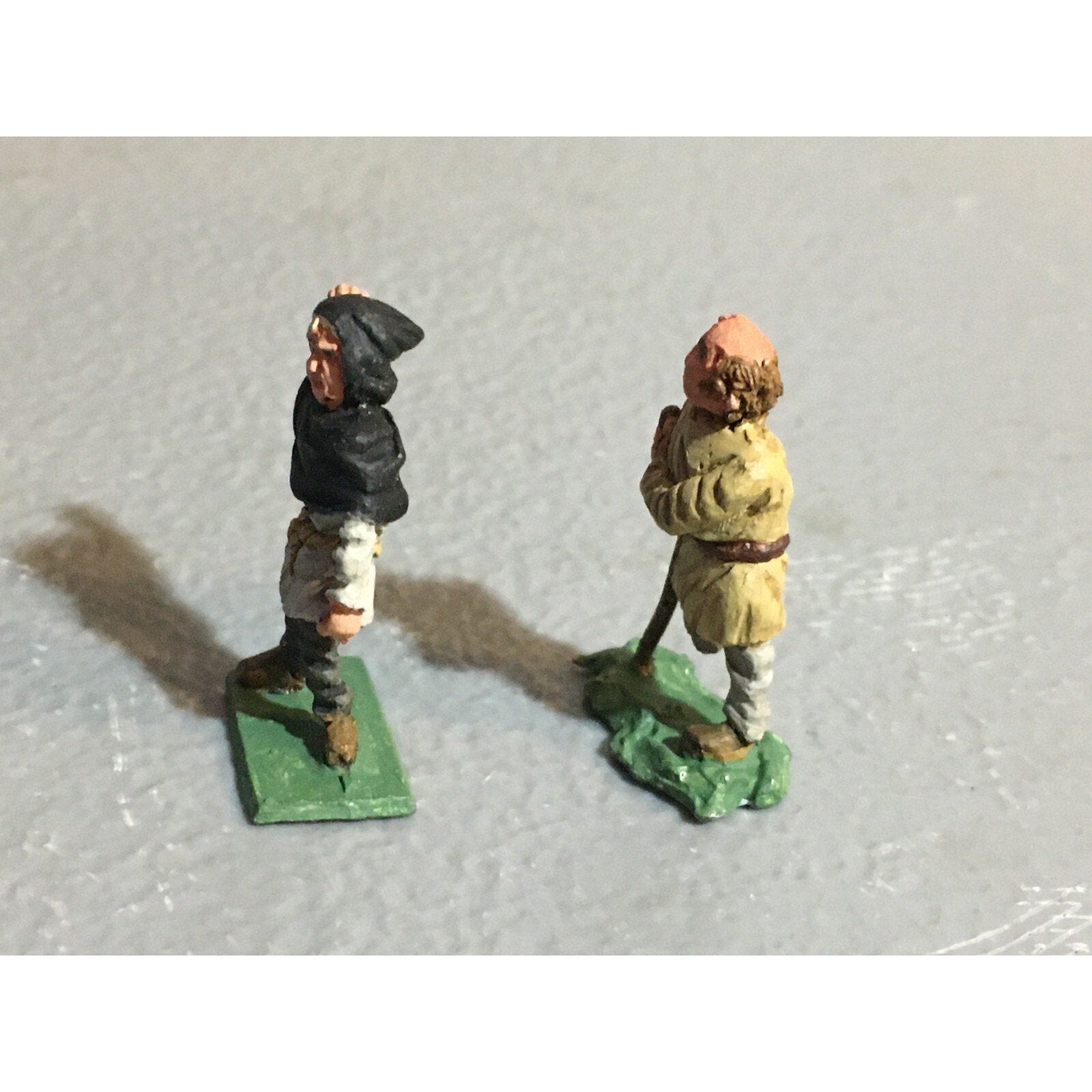 A10194 CITADEL PRE SLOTTA METAL RARE OOP HUMAN VILLAGERS PEASANTS 2 PK PAINTED