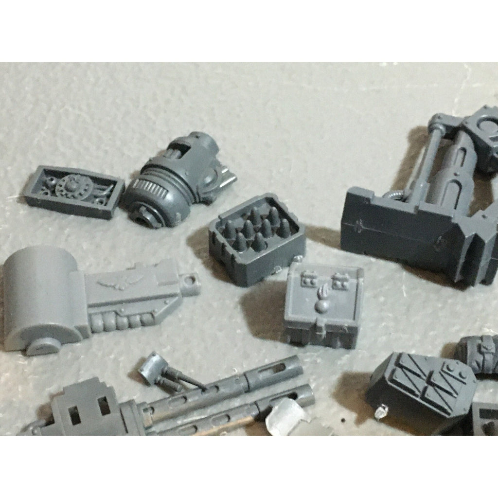 A20138 WARHAMMER 40K IMPERIAL GUARD ASTRA MILITARUM BITS LOT VEHICLE ARMS GUNS