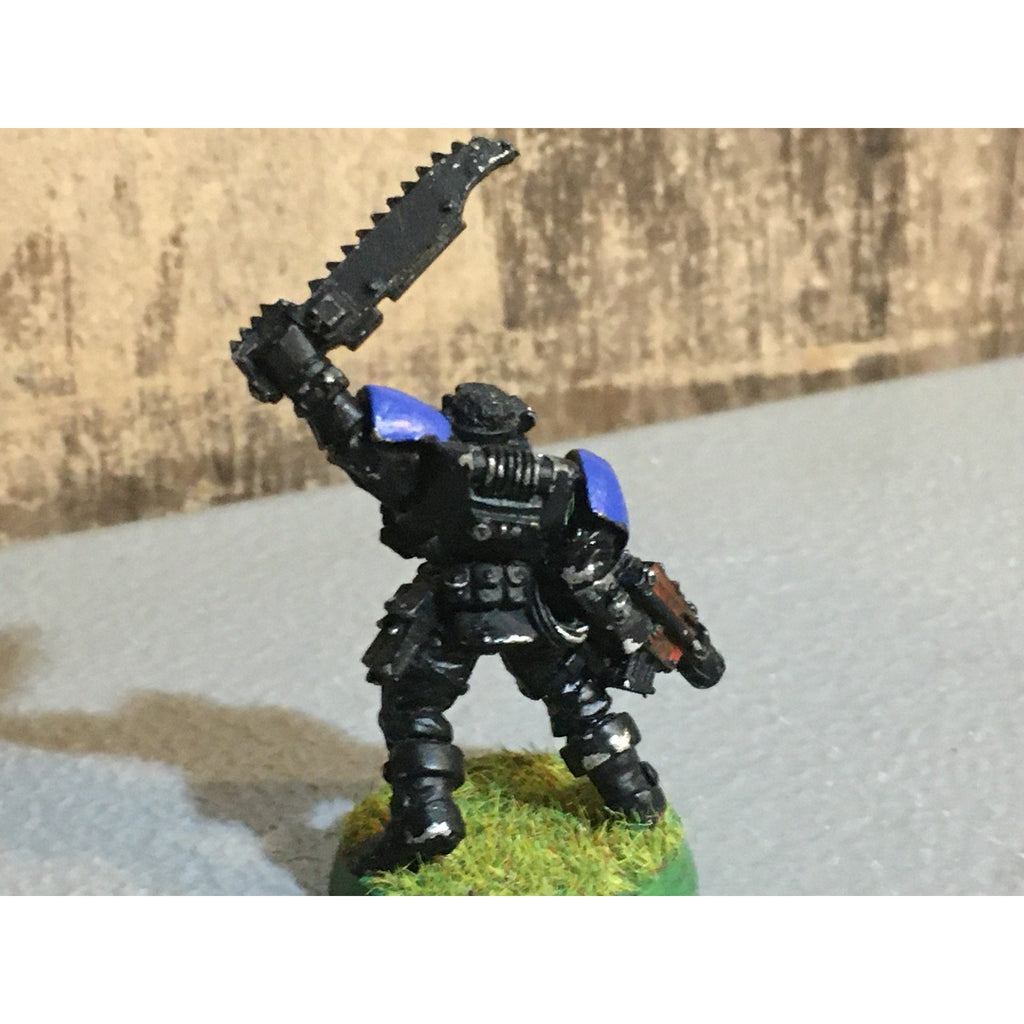 A33825 WARHAMMER 40K SPACE MARINES METAL SCOUT SERGEANT GW