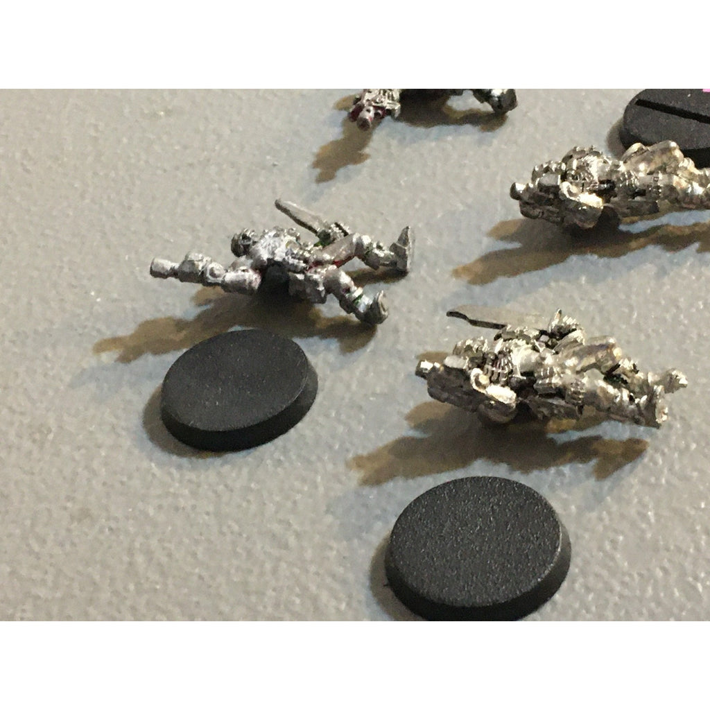 A33826 WARHAMMER 40K SPACE MARINES METAL SCOUT 4 PK 1 ARM CLIPPED GW