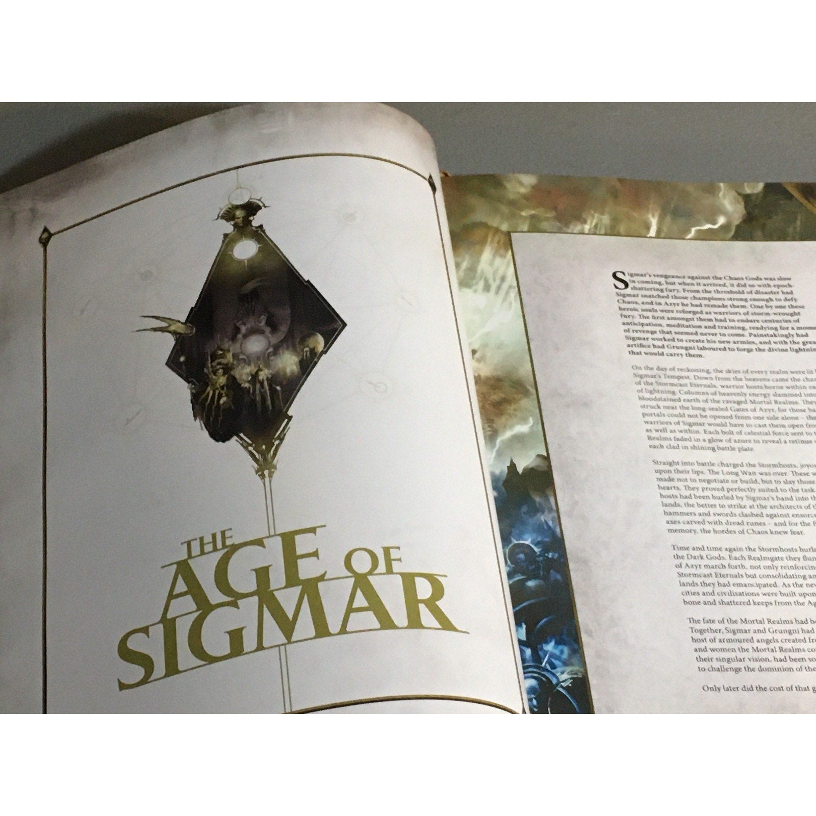 BOOK GAMES WORKSHOP WARHAMMER SIGMAR AOS CORE BOOK HARDBACK HB USED