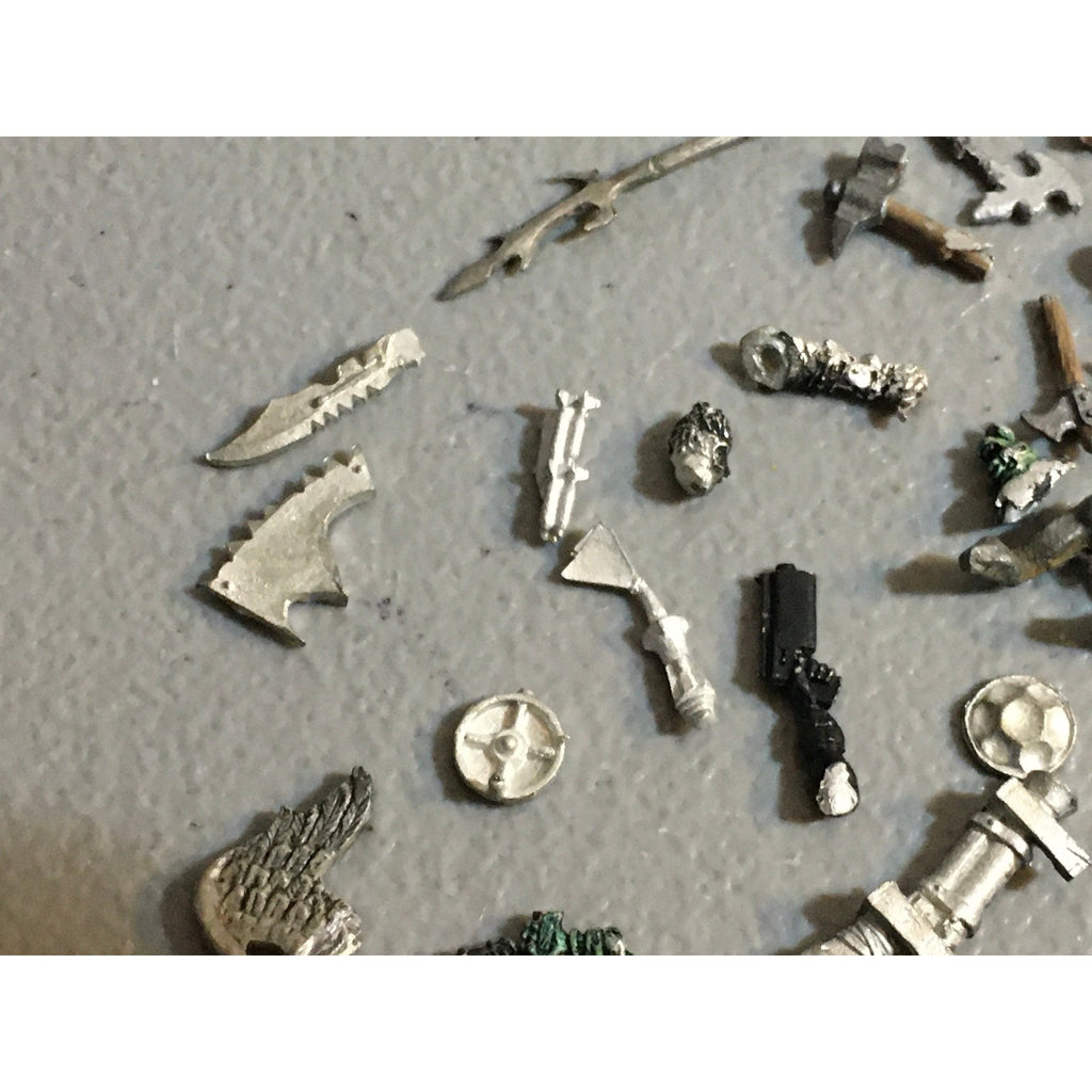 A32553 UNKNOWN MINIATURES ALL METAL BITS LOT FANTASY SCI-FI MIXED