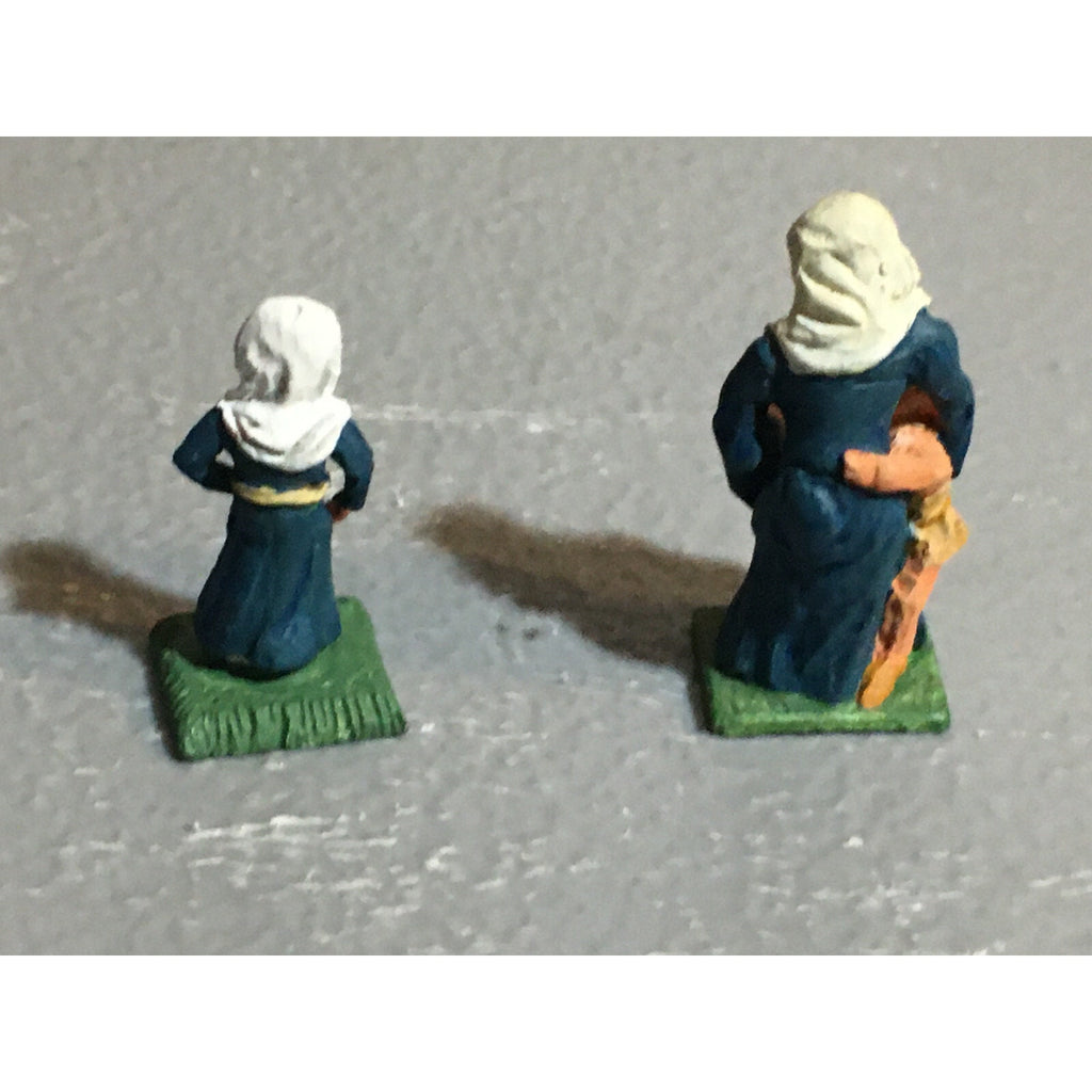 A10177 CITADEL PRE SLOTTA METAL RARE OOP HUMAN FEMALE PEASANTS 2 PK PAINTED