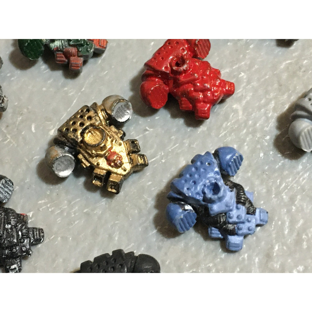 A23260 WARHAMMER 40K SPACE MARINES ROGUE TRADER BITS LOT BACKPACKS SOME CLOGD GW