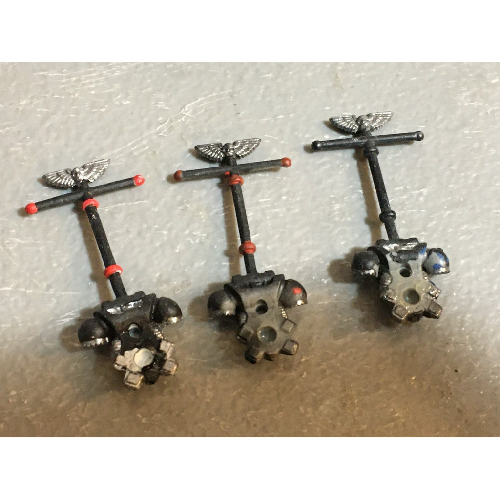 A23238 WARHAMMER 40K SPACE MARINES ROGUE TRADER BITS LOT BACKPACKS W POLES GW