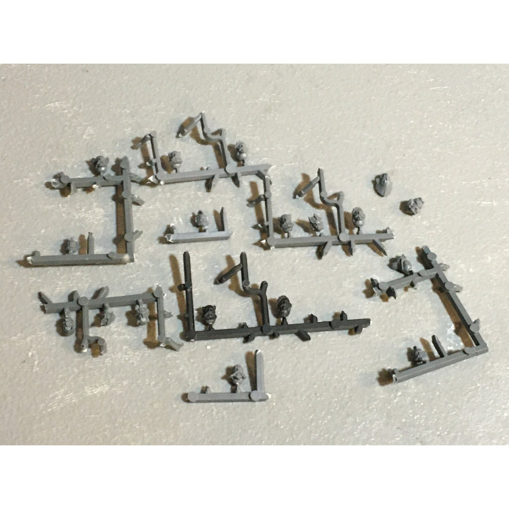 A24577B WARHAMMER 40K SPACE MARINES WOLVES BITS LOT HEADS 18 PK GAMES WORKSHOP