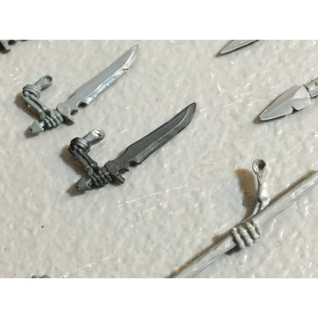 A23419 WARHAMMER FANTASY VAMPIRE COUNTS BITS LOT SKELETON WIGHT SPEAR SWORD ARMS