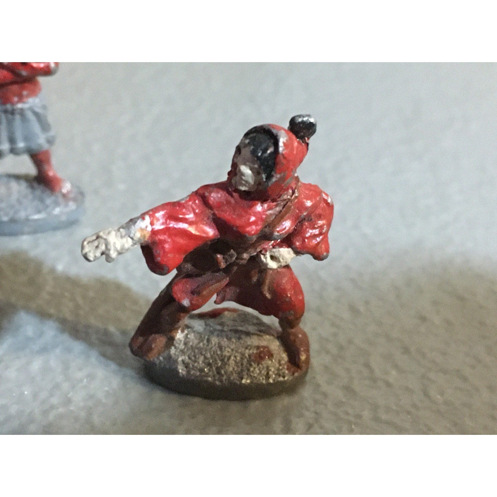 A32862 TSR METAL MINIATURES UNKNOWN HUMAN 4 PK KNIGHT NINJA WARRIOR