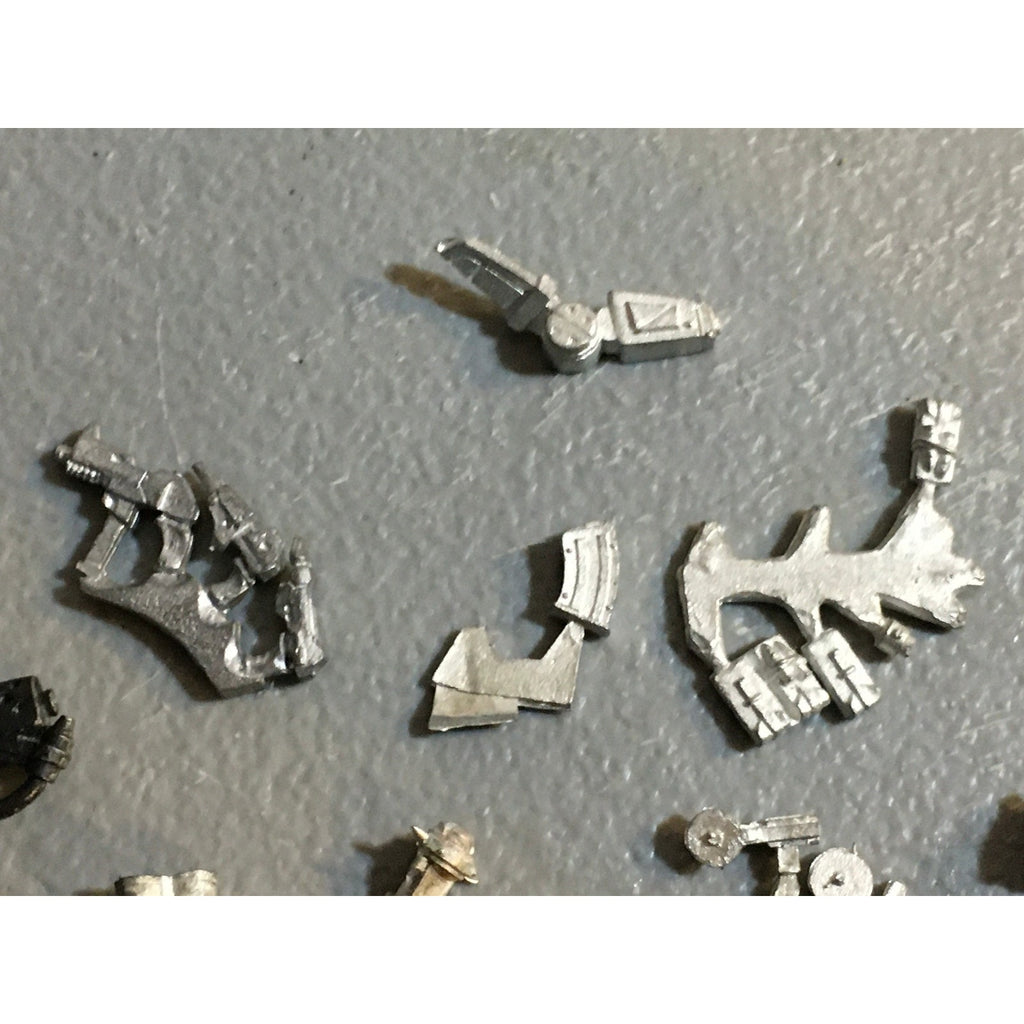 A32547 UNKNOWN MINIATURES ALL METAL BITS & INCOMPLETE LOT SCI-FI FUTURISTIC